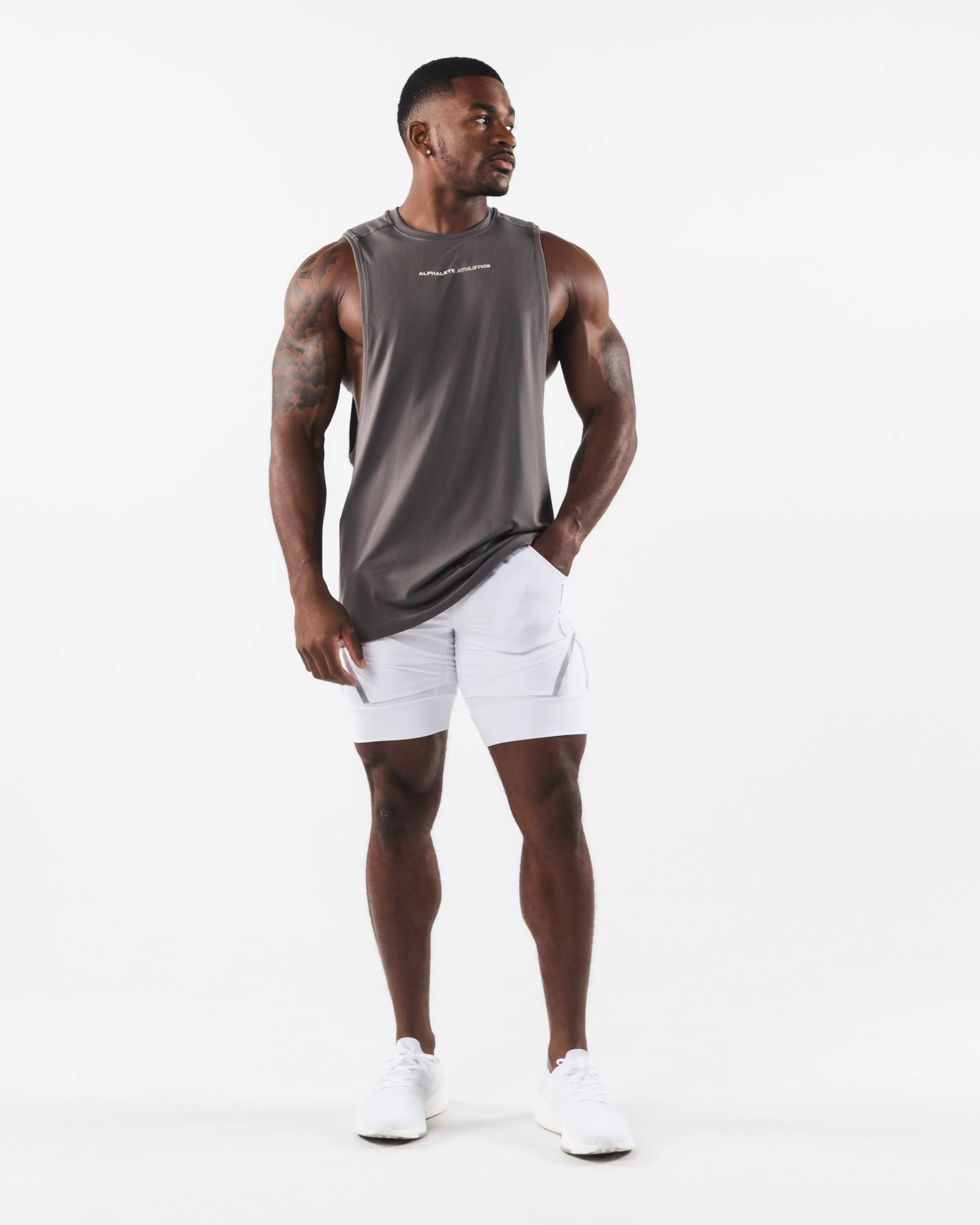 Alphalete Athletics Tanks & Stringers>AA Airtech Cutoff