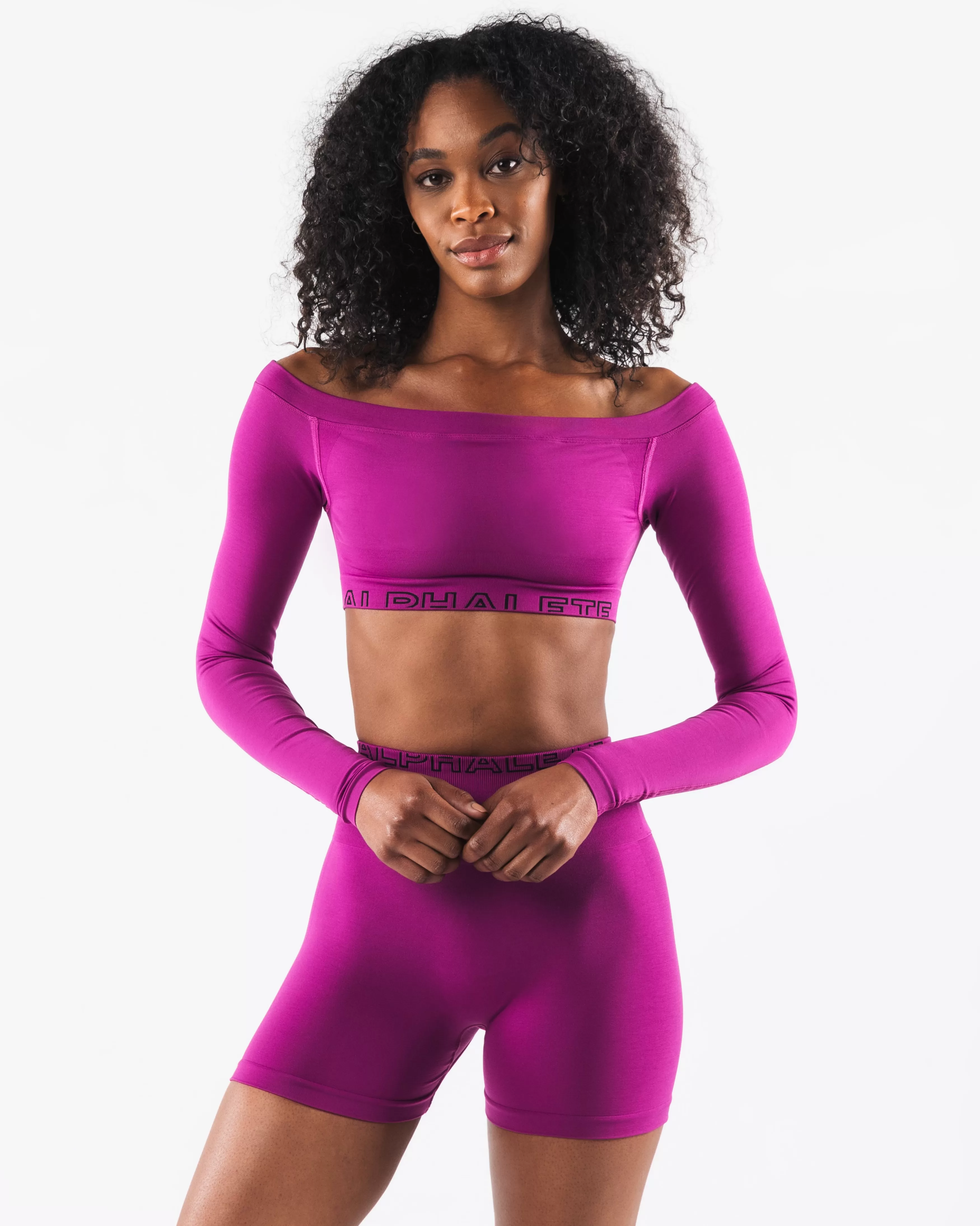 Women Alphalete Athletics T-shirts & Crops>Amplify Halley LS