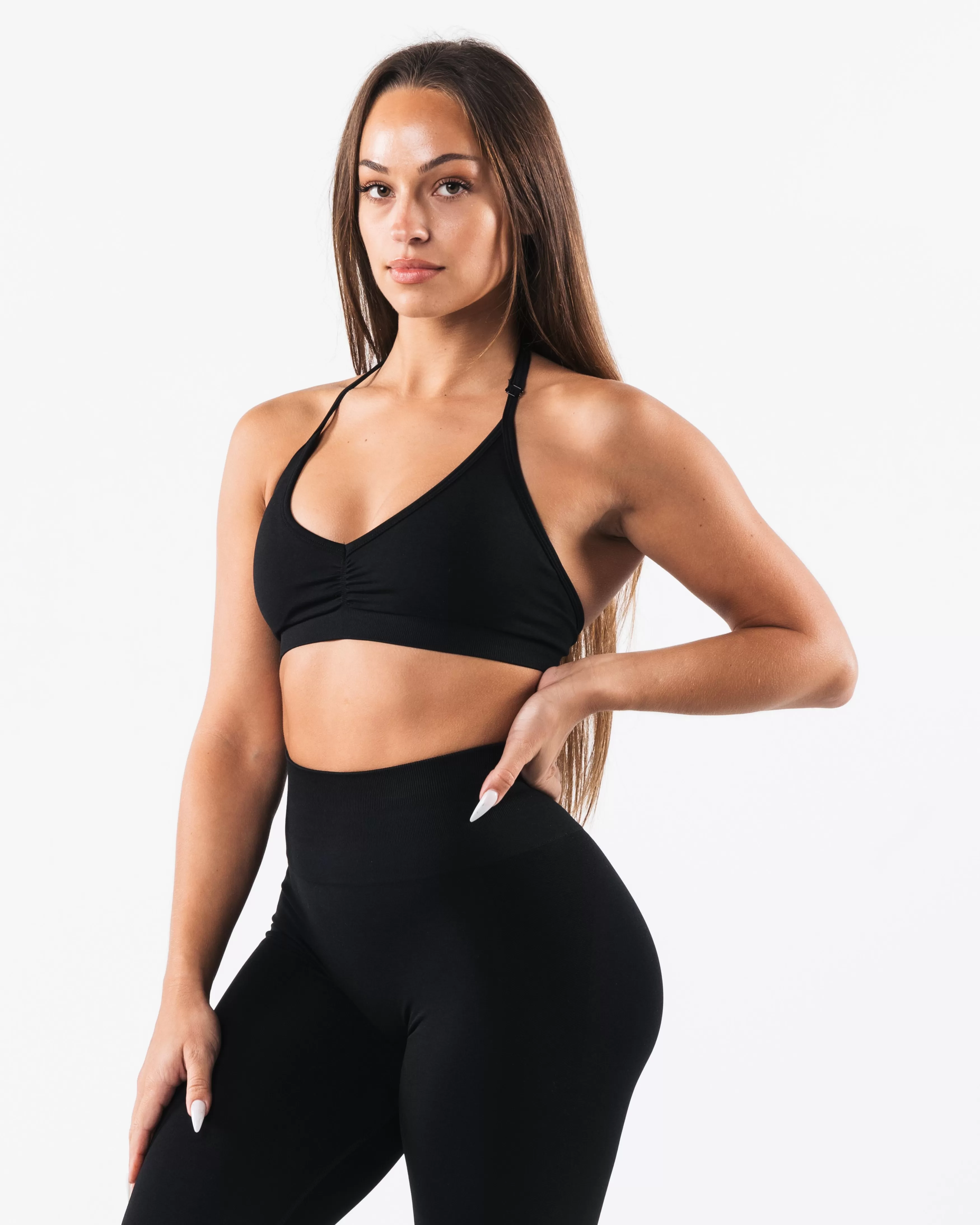 Women Alphalete Athletics Bras>Amplify Halter Bra