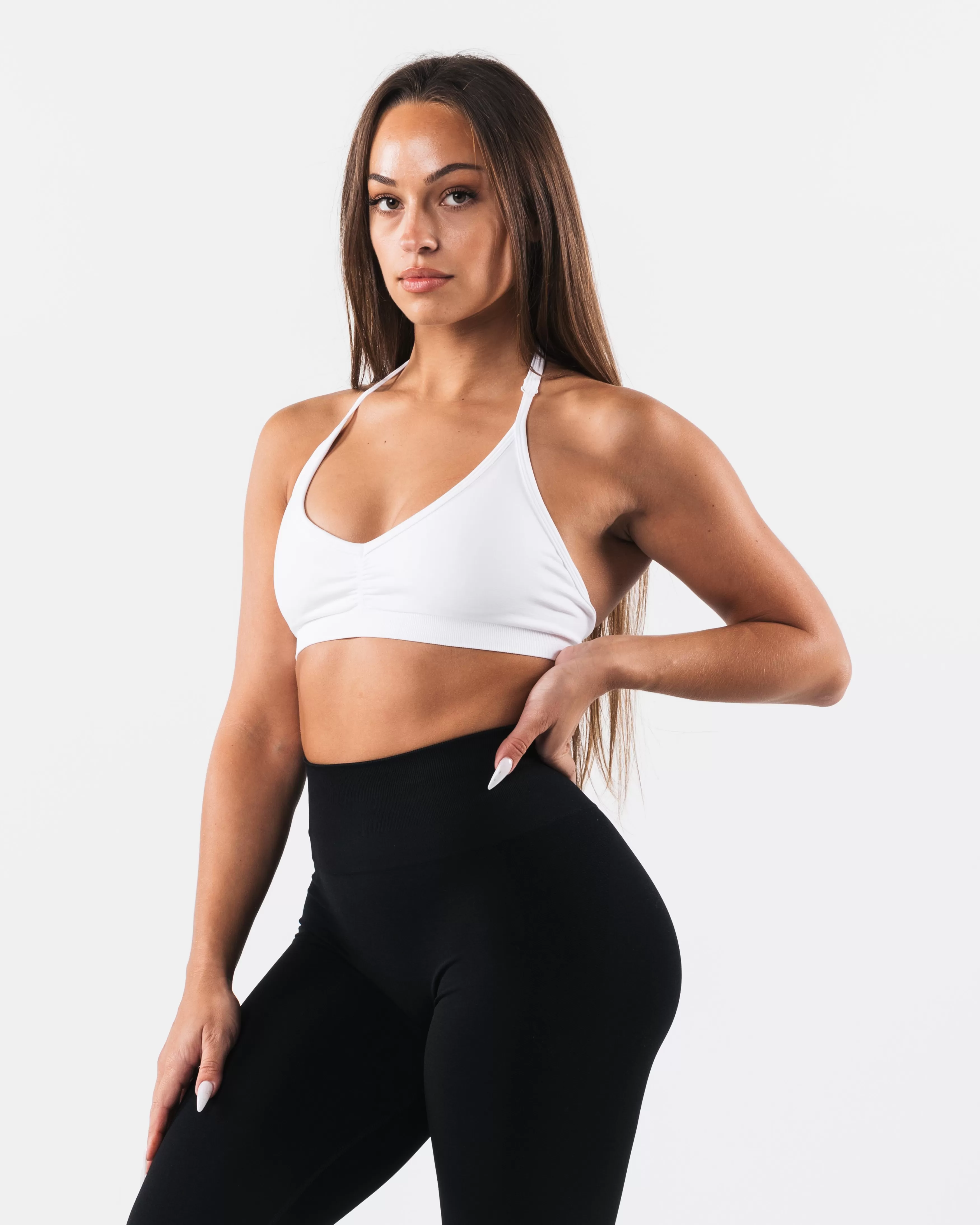 Women Alphalete Athletics Bras>Amplify Halter Bra