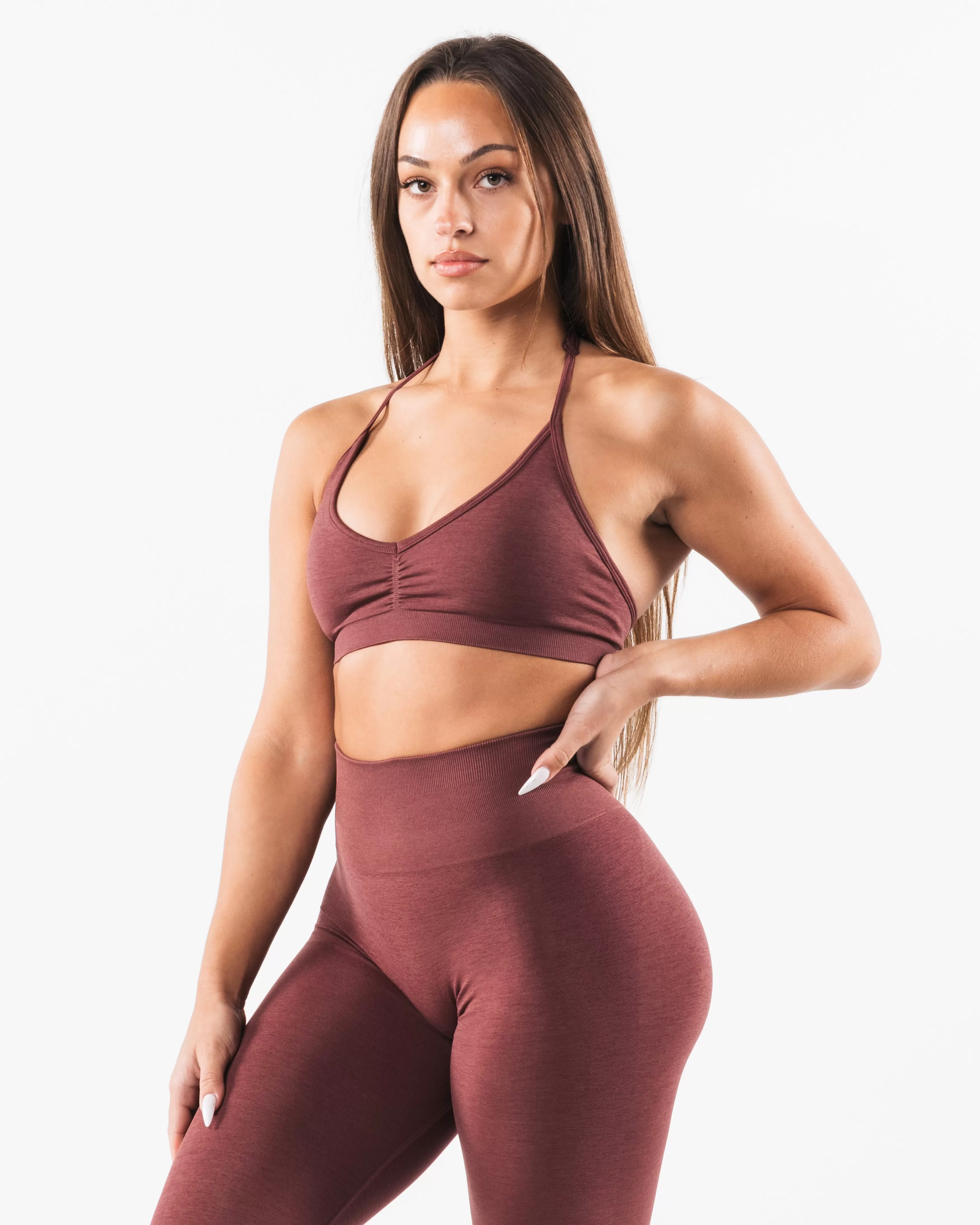 Women Alphalete Athletics Bras>Amplify Halter Bra