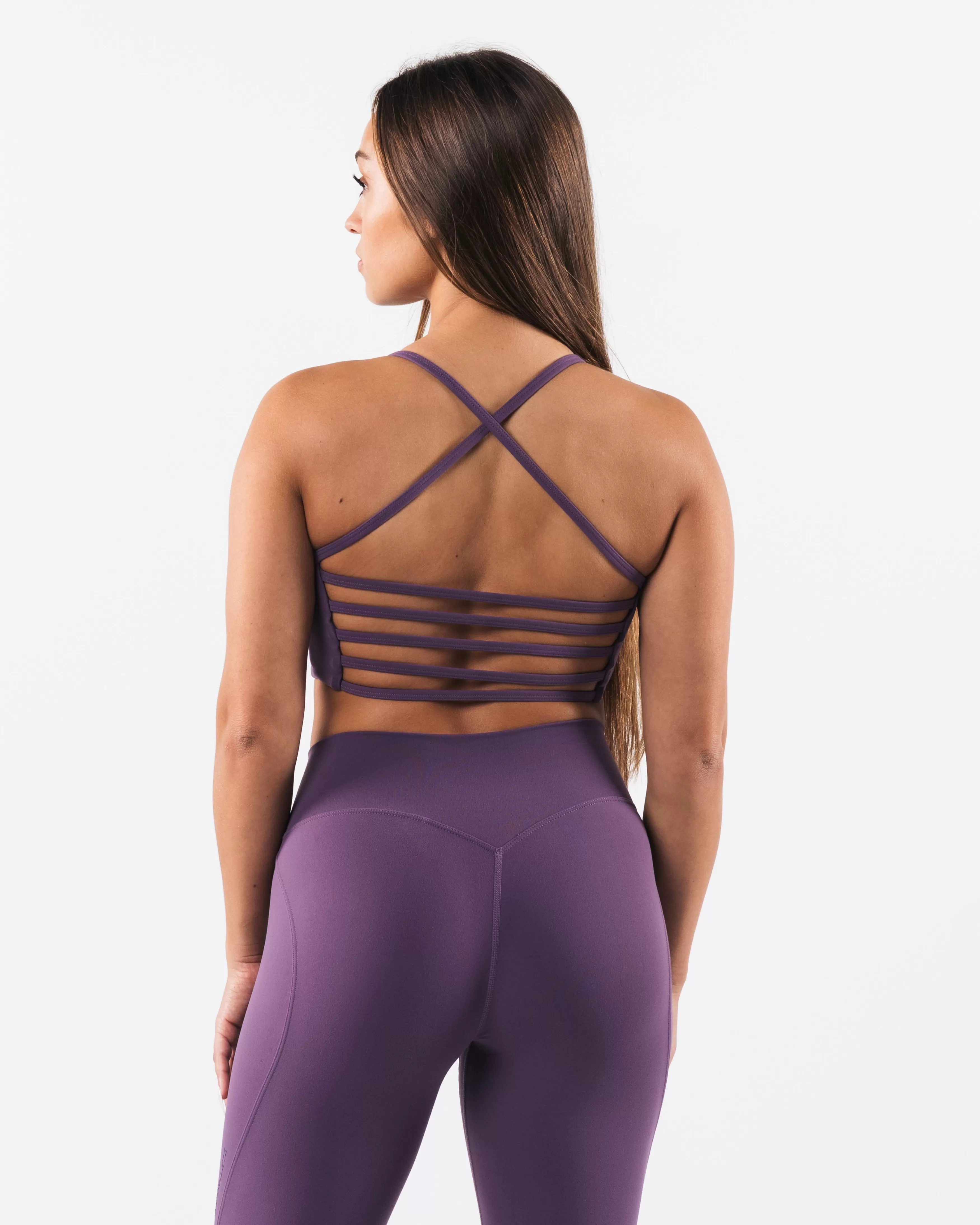 Women Alphalete Athletics Bras>Aura Strappy Longline Bra