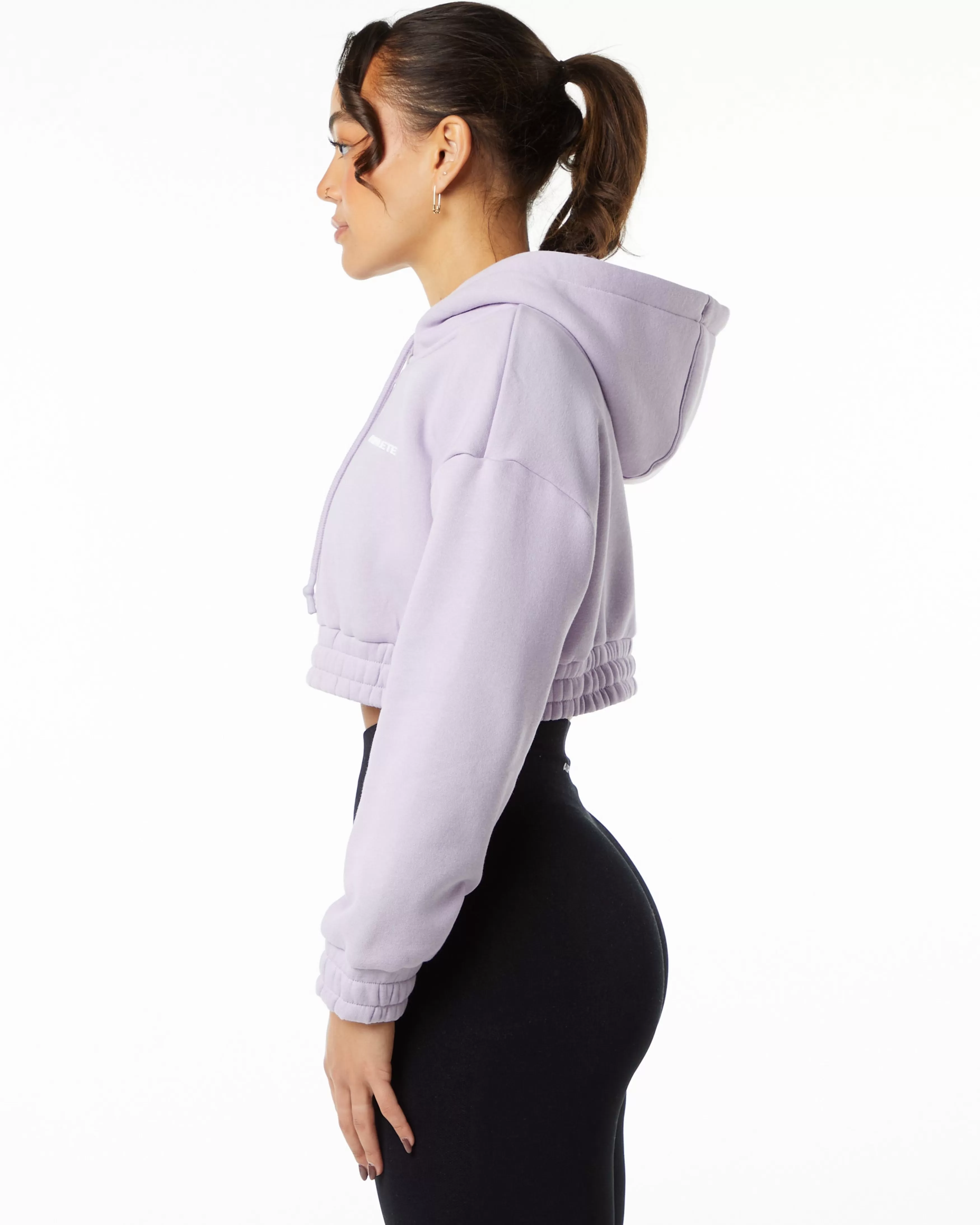 Women Alphalete Athletics Hoodies & Sweatshirts>Classic Capital Crop Hoodie