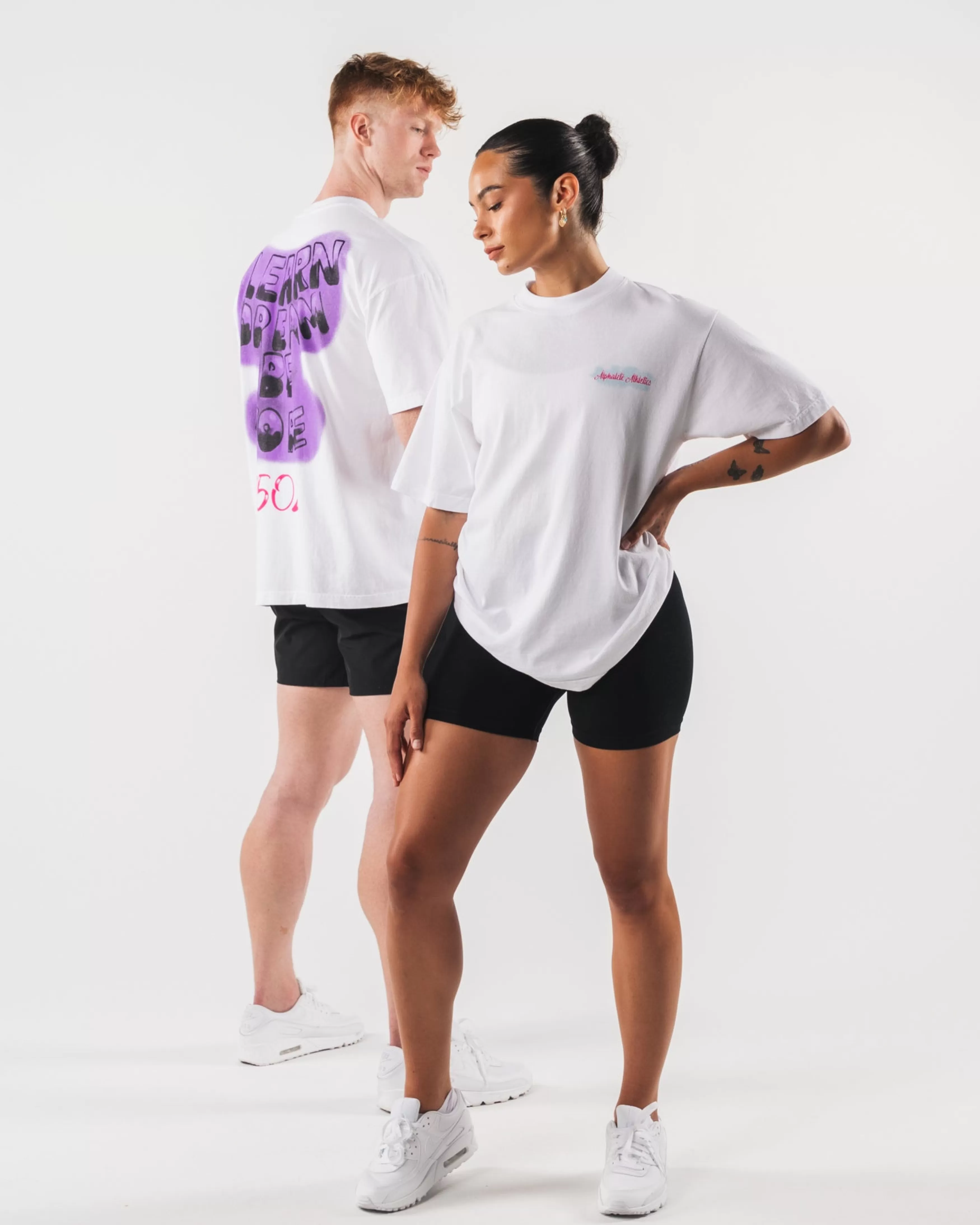 Women Alphalete Athletics T-shirts & Crops>Graffiti Tee