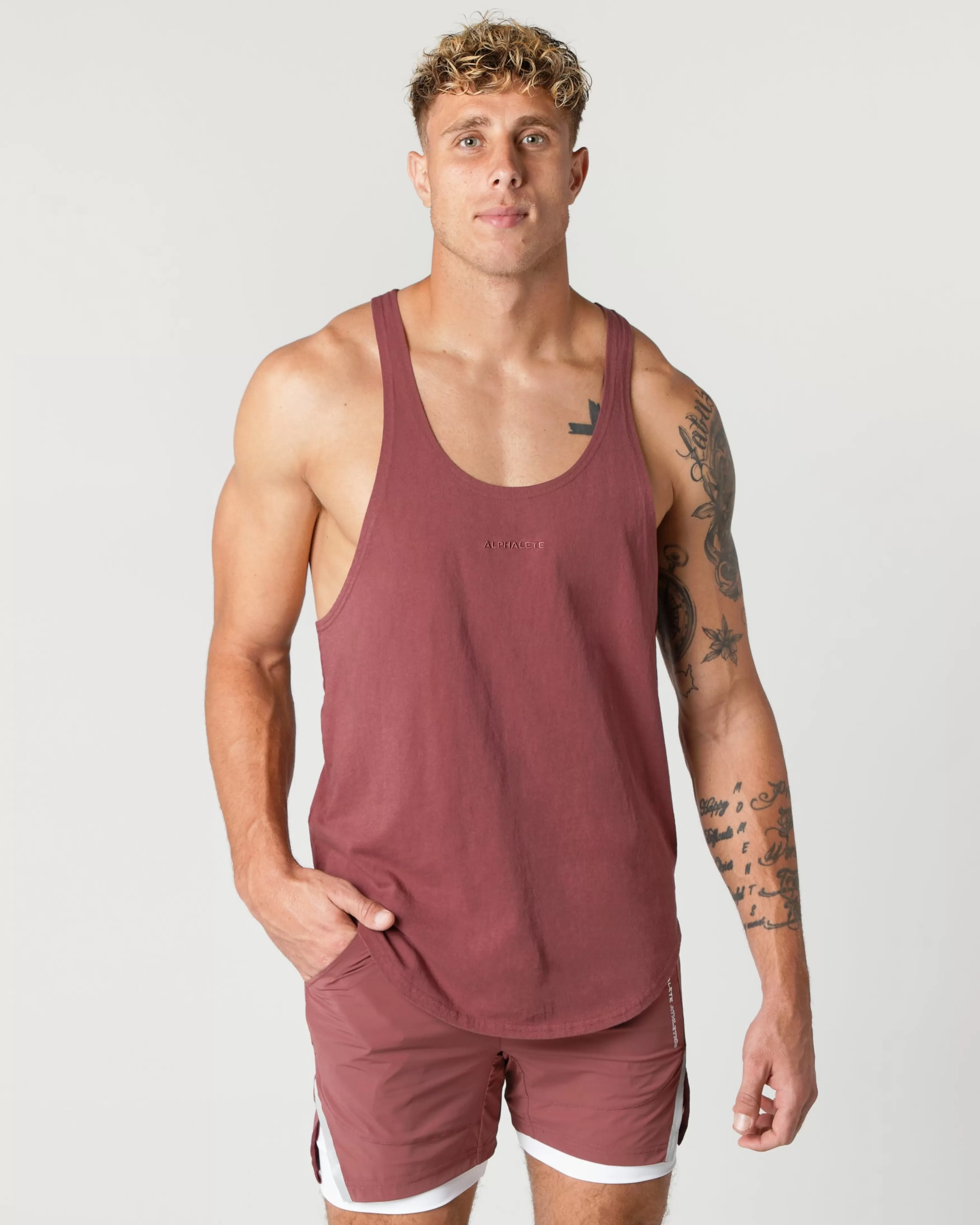 Alphalete Athletics Tanks & Stringers>Heavy Cotton Core Stringer