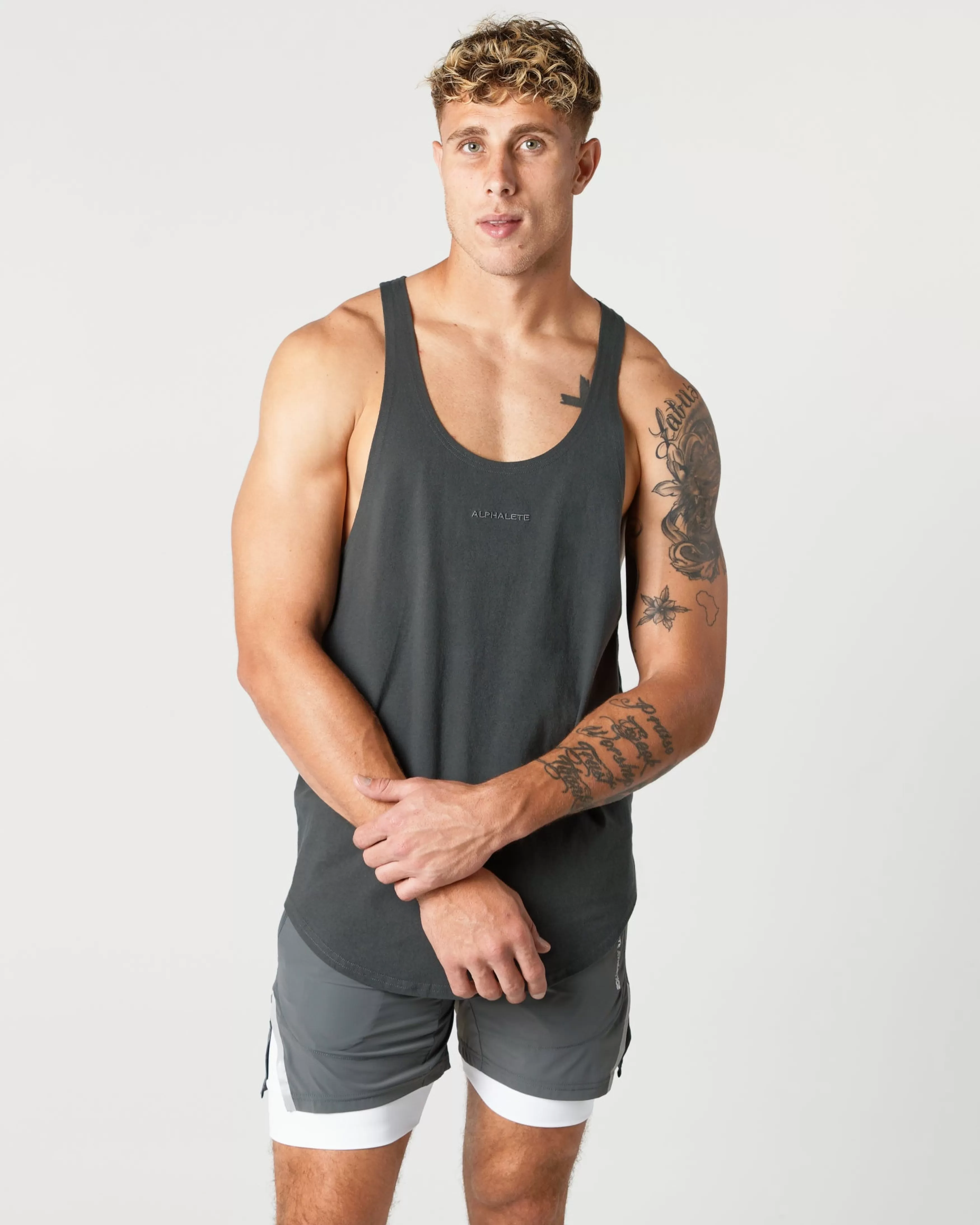 Alphalete Athletics Tanks & Stringers>Heavy Cotton Core Stringer