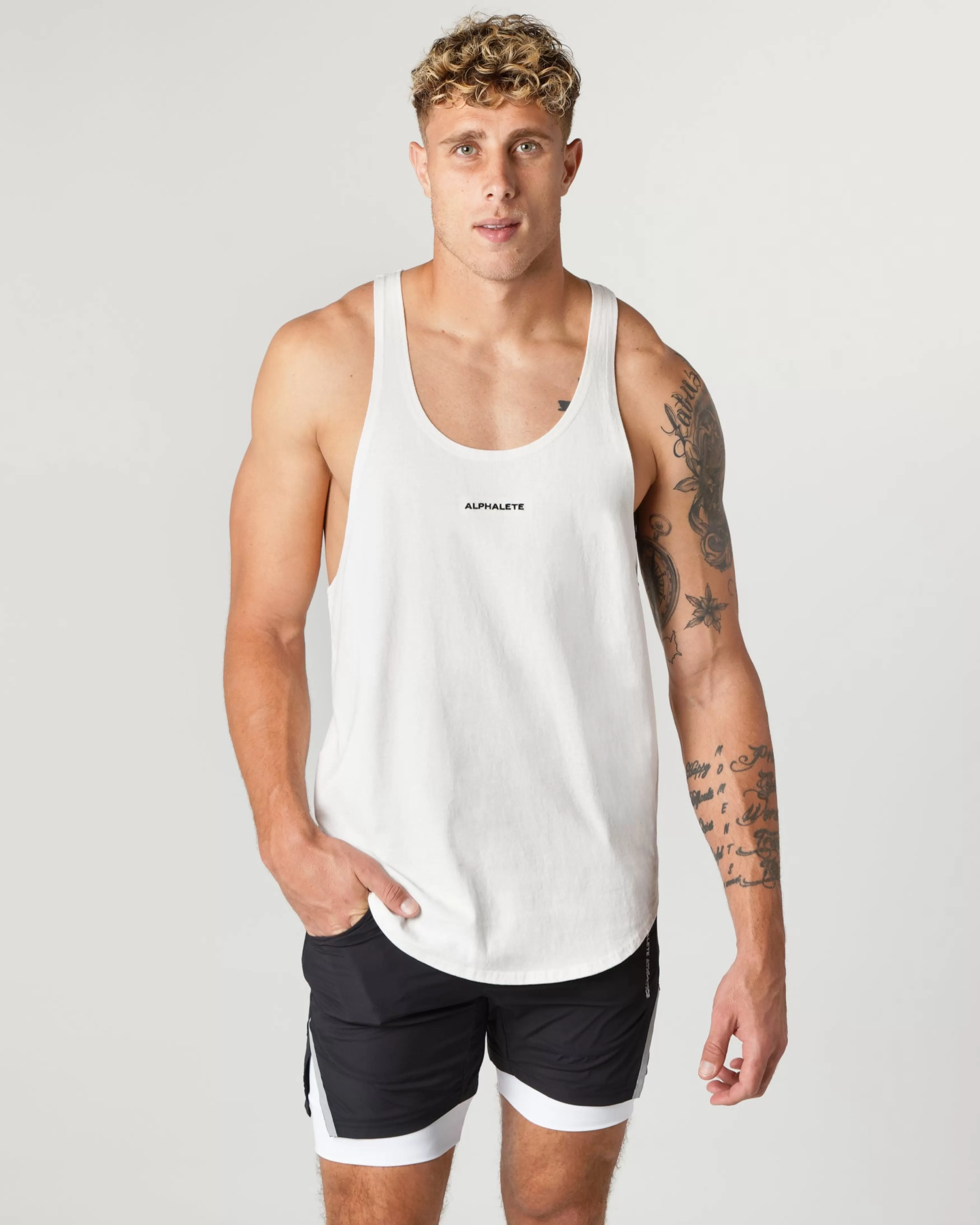 Alphalete Athletics Tanks & Stringers>Heavy Cotton Core Stringer