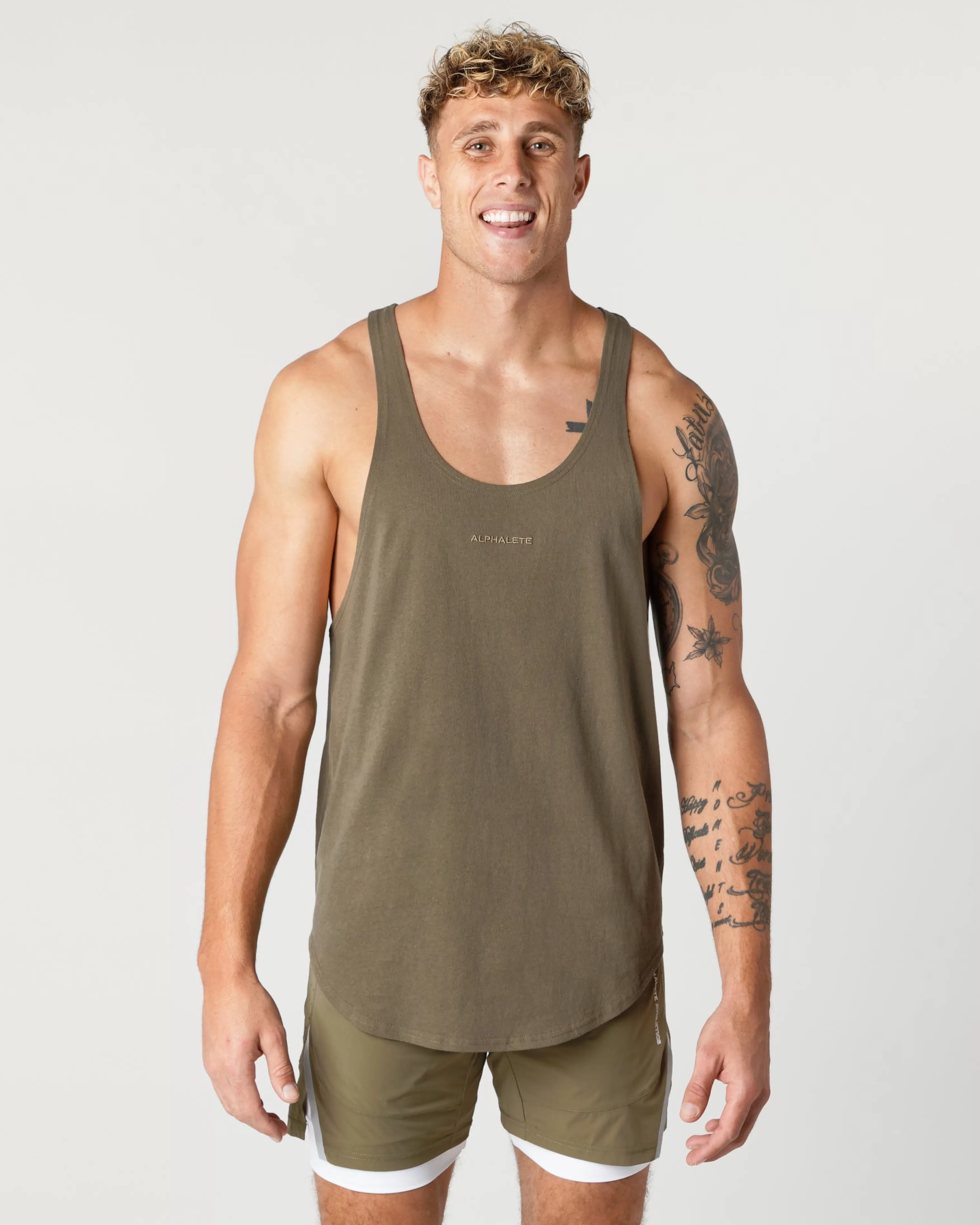 Alphalete Athletics Tanks & Stringers>Heavy Cotton Core Stringer