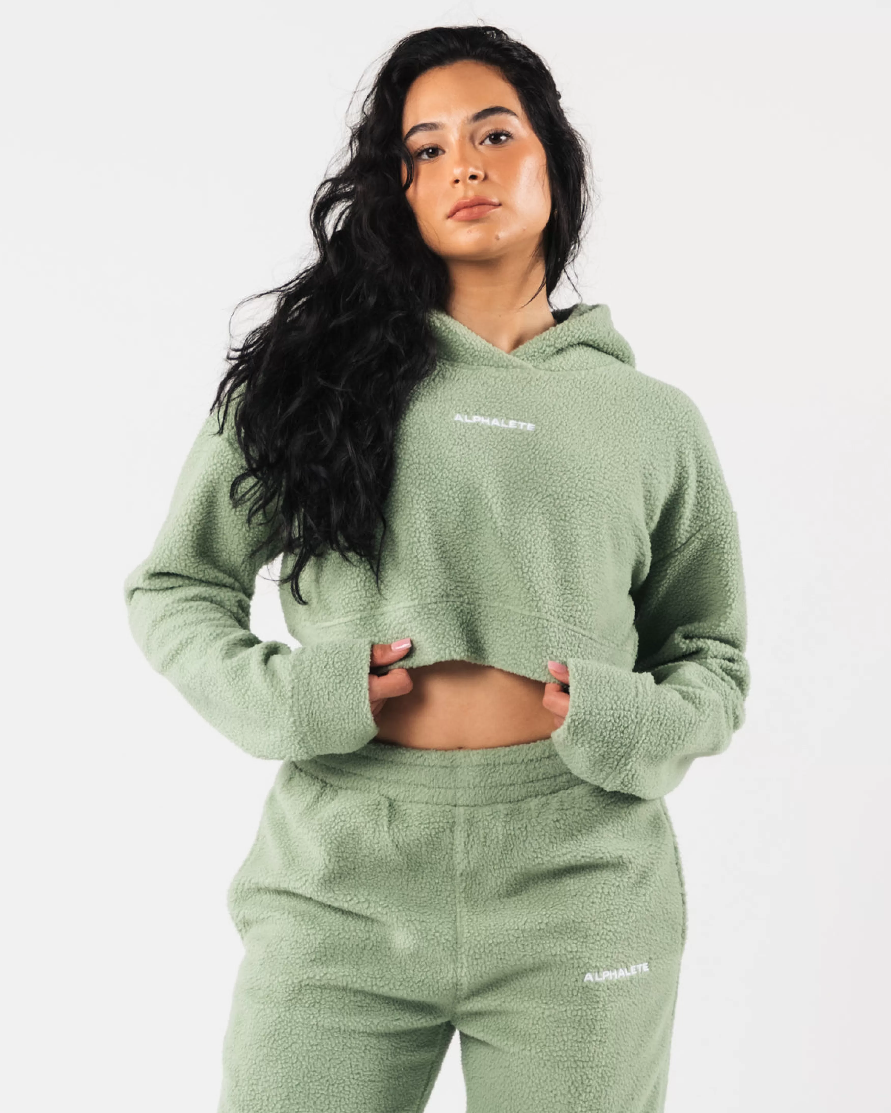 Women Alphalete Athletics Hoodies & Sweatshirts>King Crop Hoodie