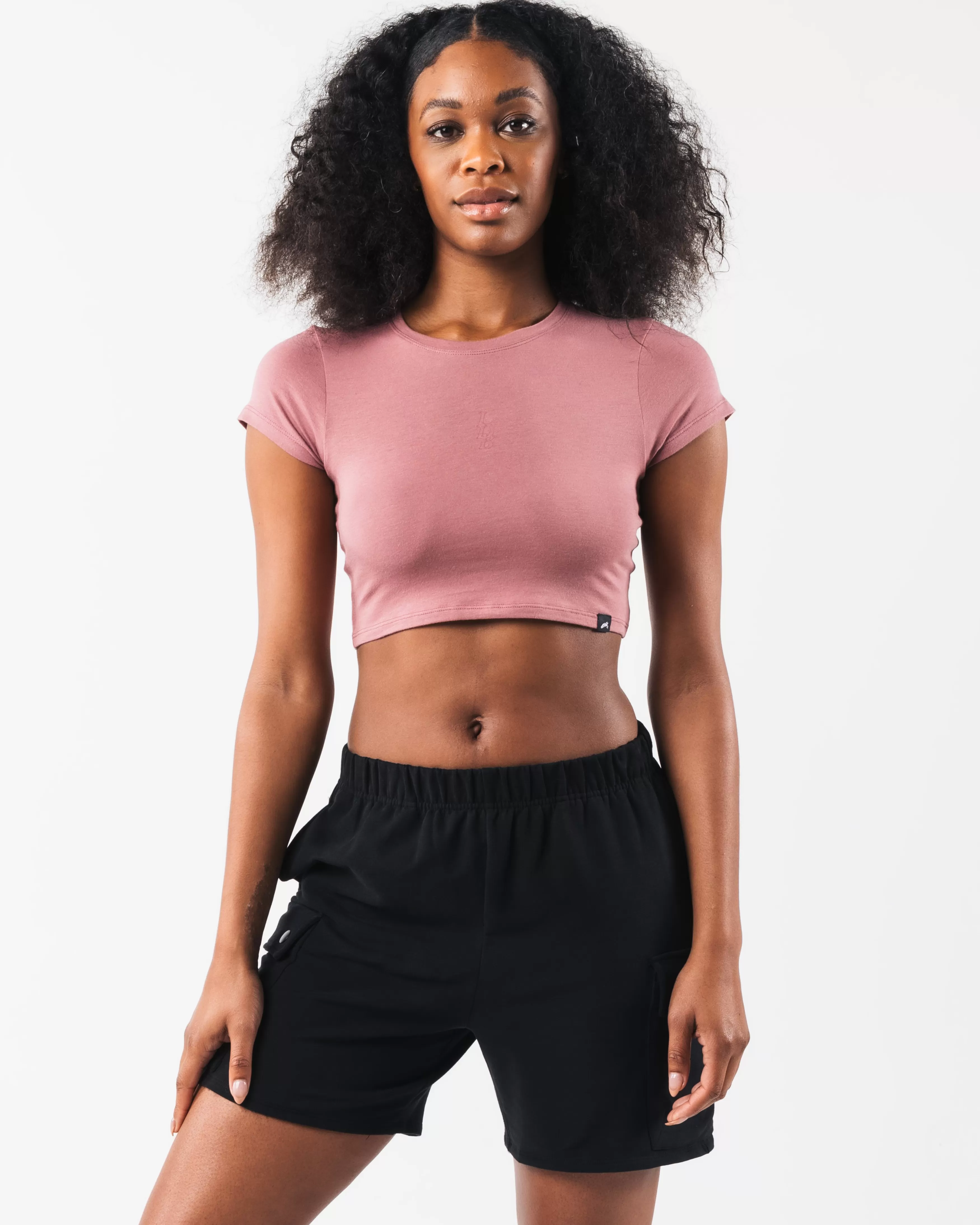 Women Alphalete Athletics T-shirts & Crops>LDB Crop Tee