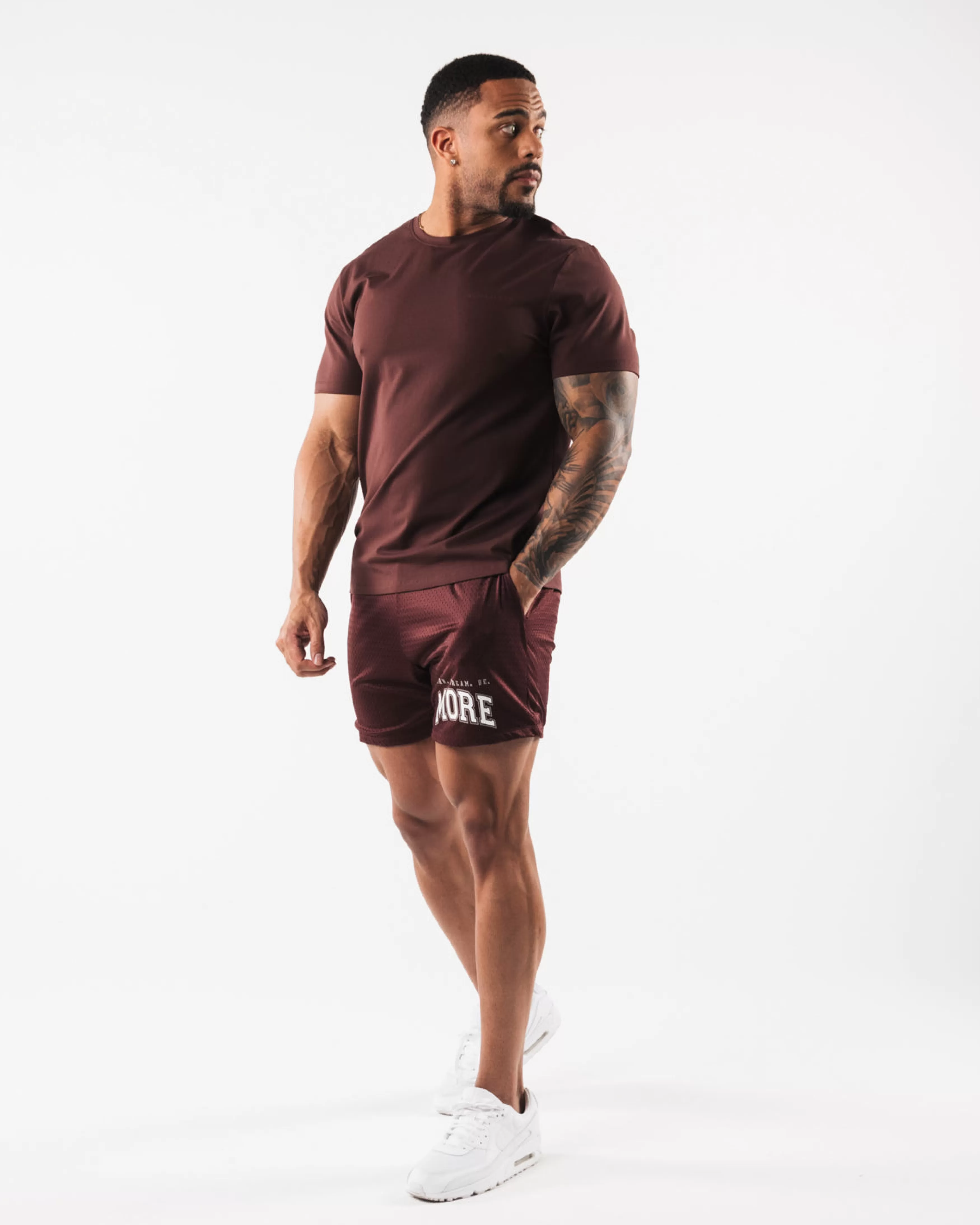 Alphalete Athletics Shorts>LDB More Mesh Short 6u201d