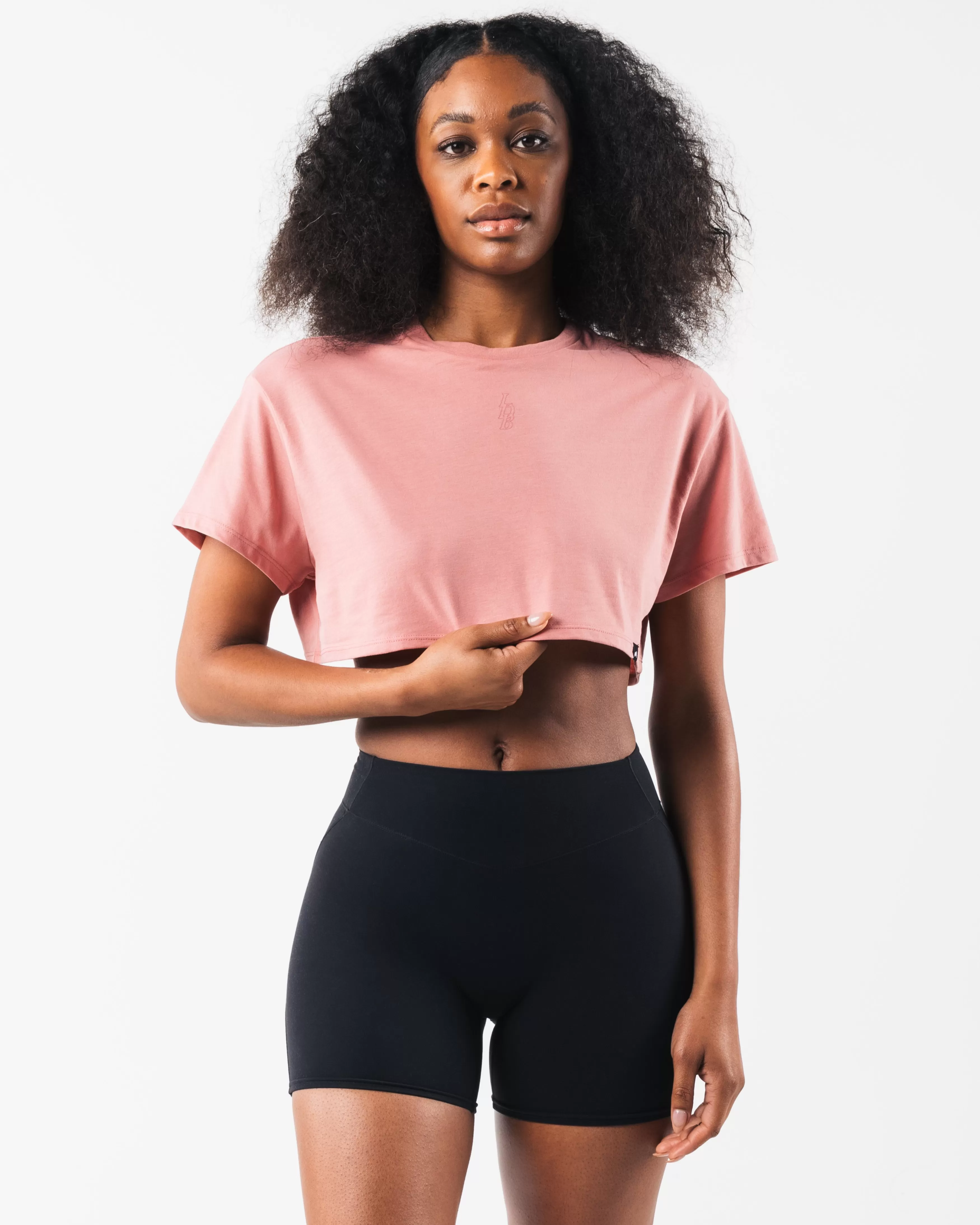 Women Alphalete Athletics T-shirts & Crops>LDB Oversized Crop Tee