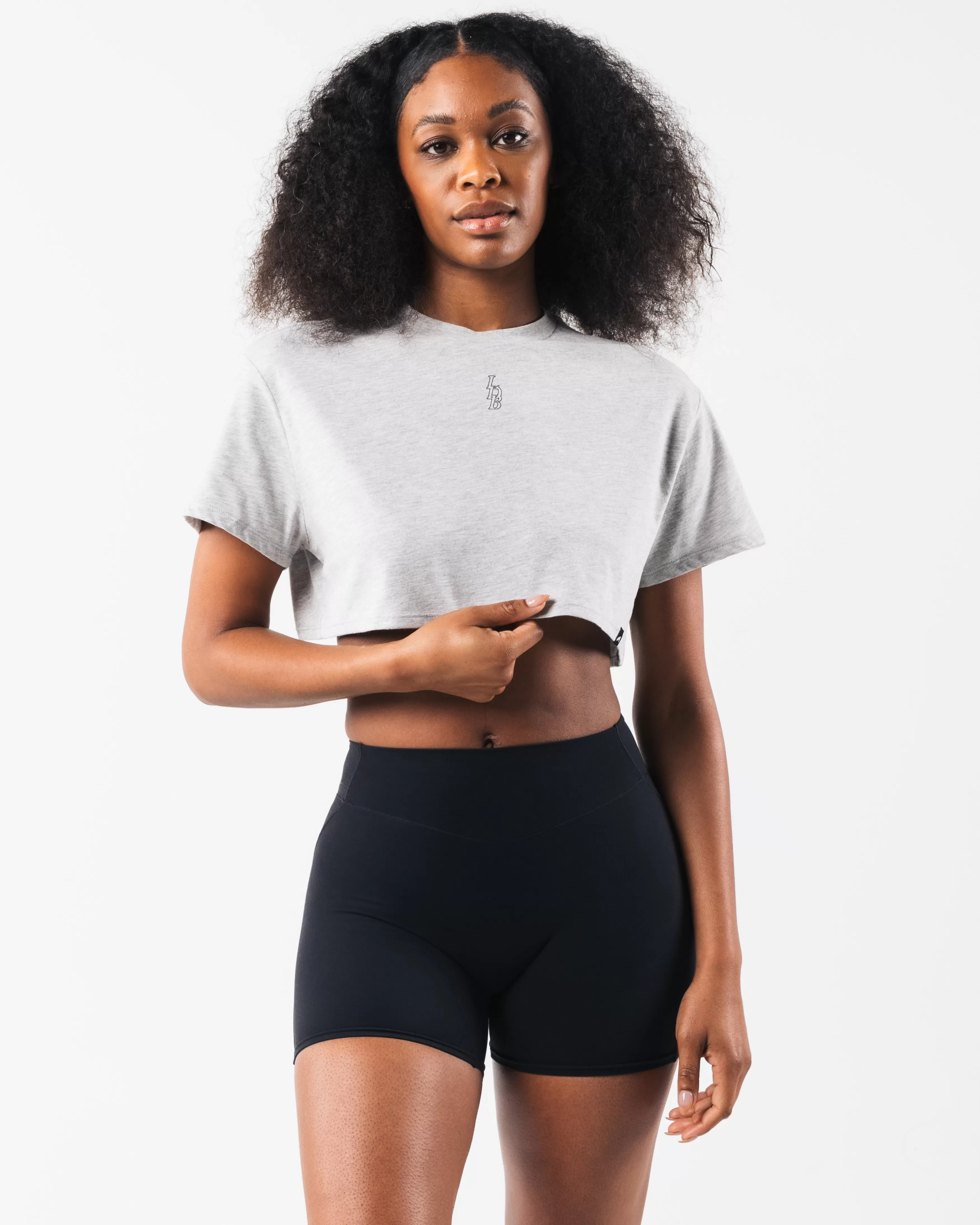 Women Alphalete Athletics T-shirts & Crops>LDB Oversized Crop Tee