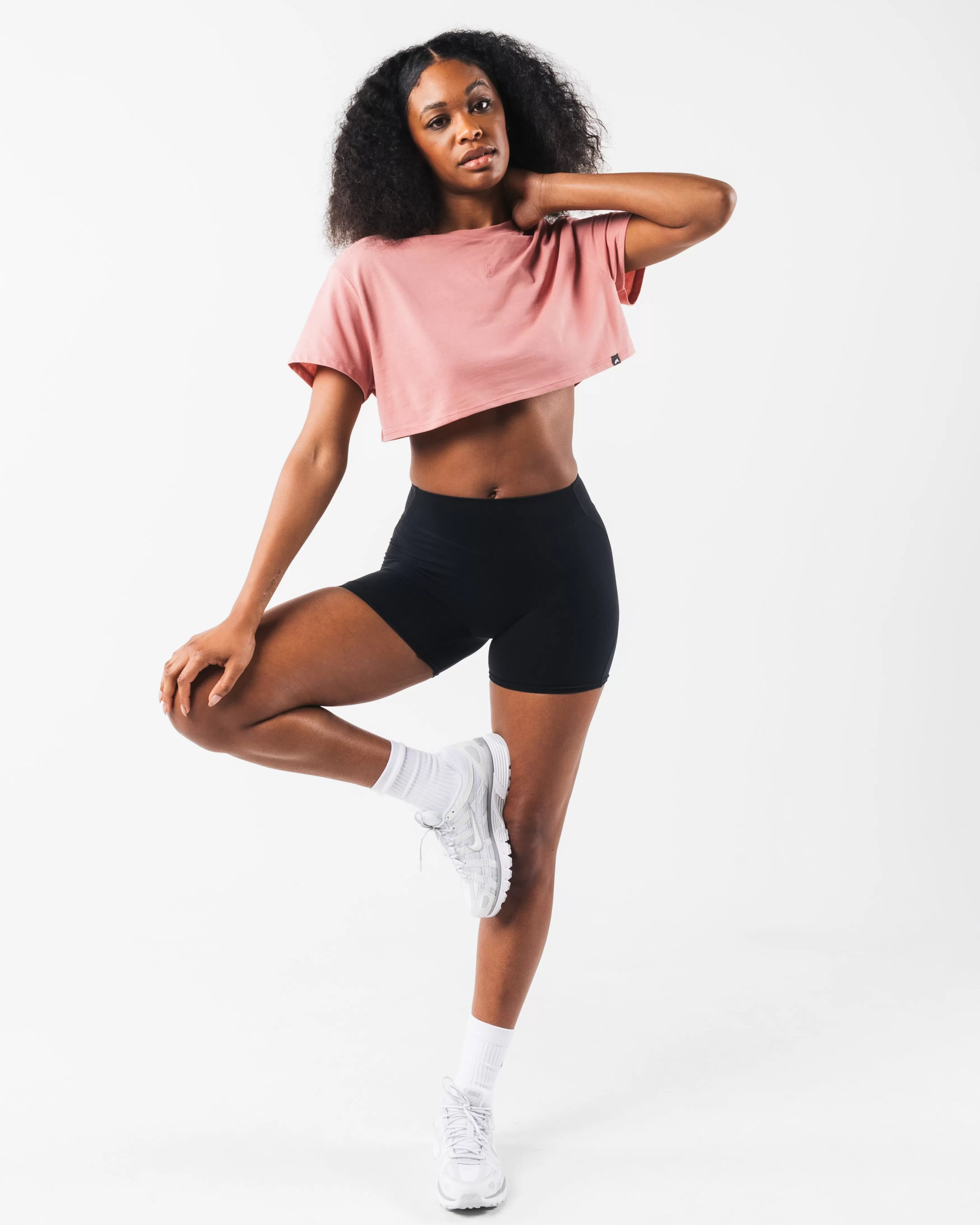 Women Alphalete Athletics T-shirts & Crops>LDB Oversized Crop Tee