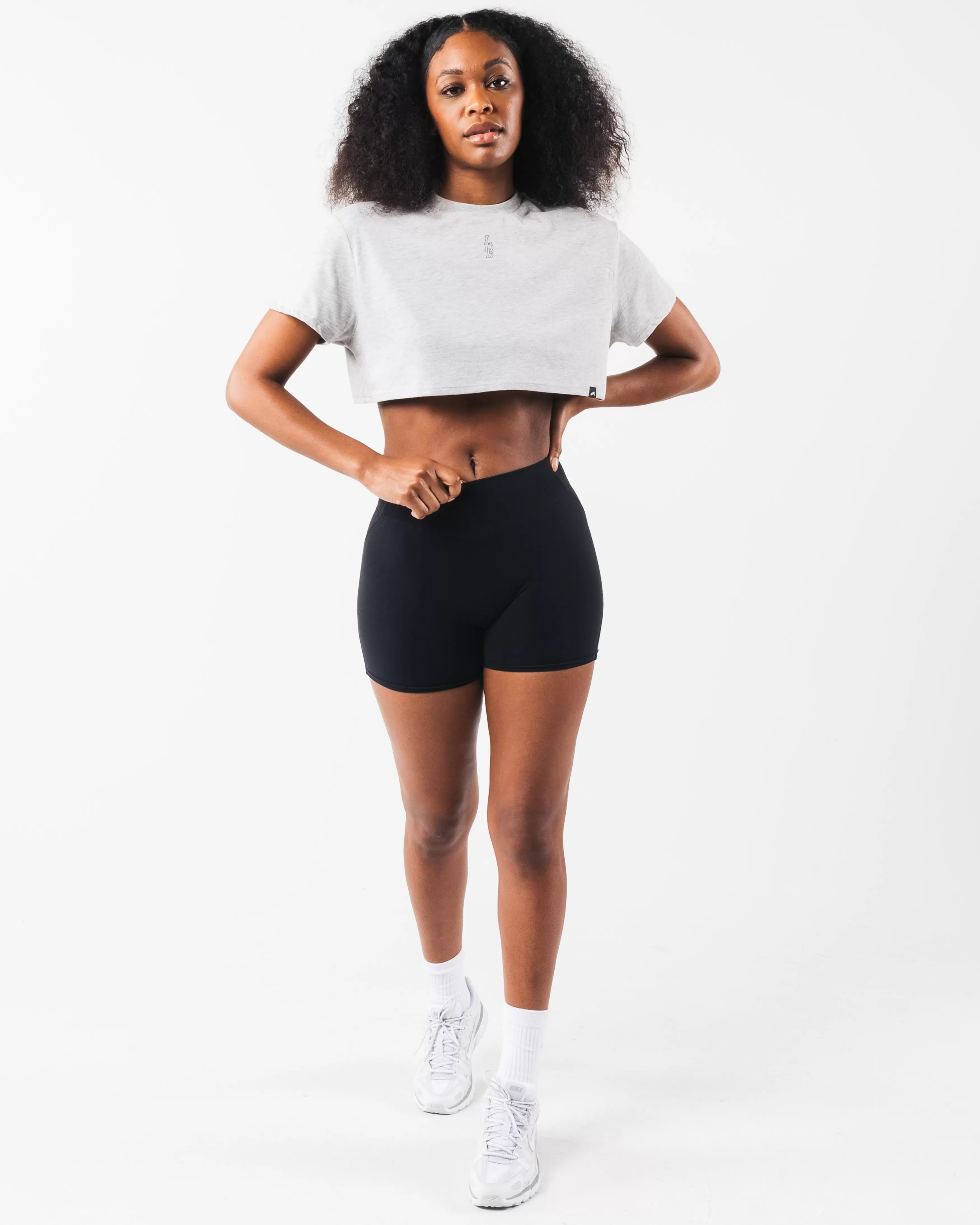 Women Alphalete Athletics T-shirts & Crops>LDB Oversized Crop Tee