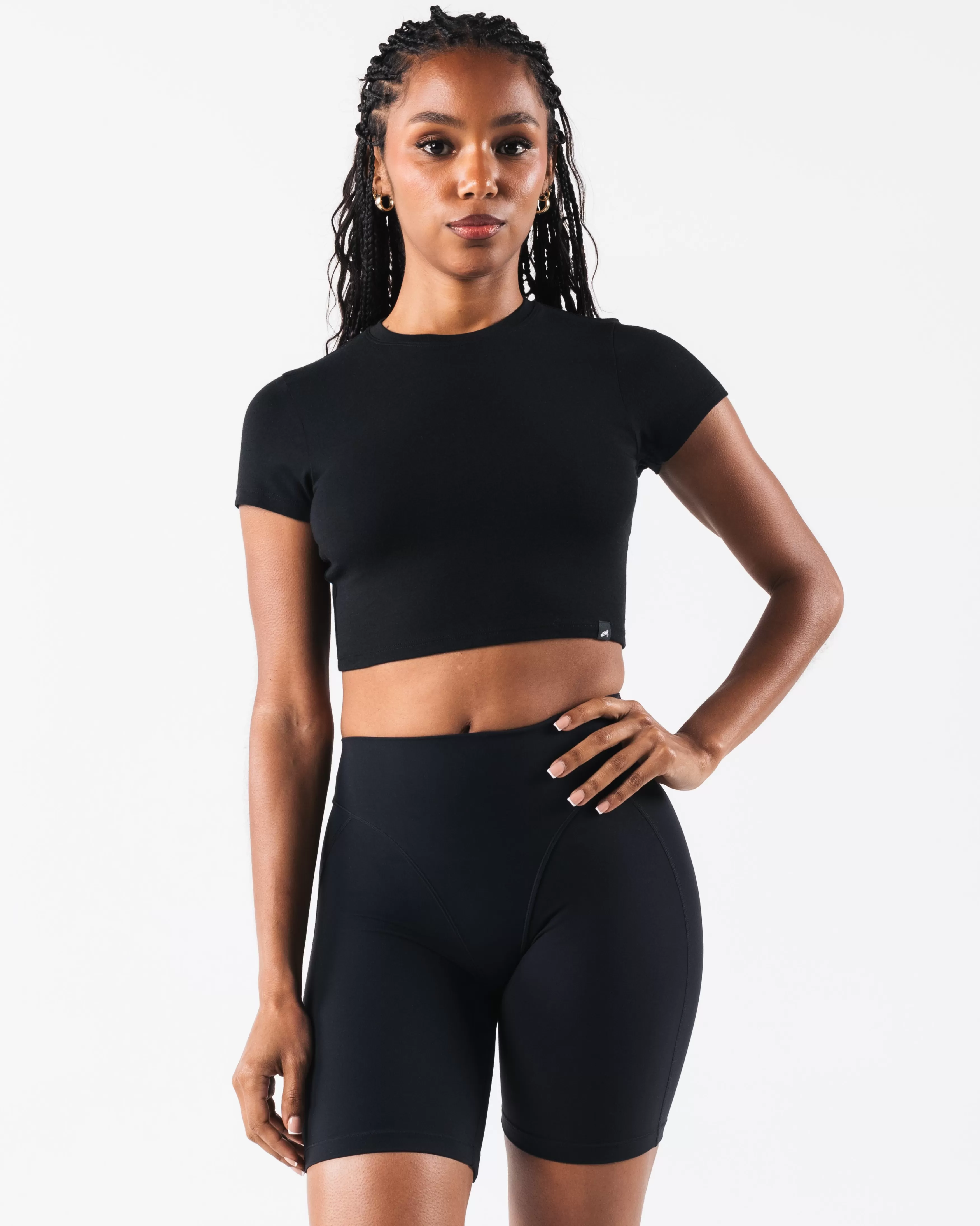 Women Alphalete Athletics T-shirts & Crops>OT Crop Tee