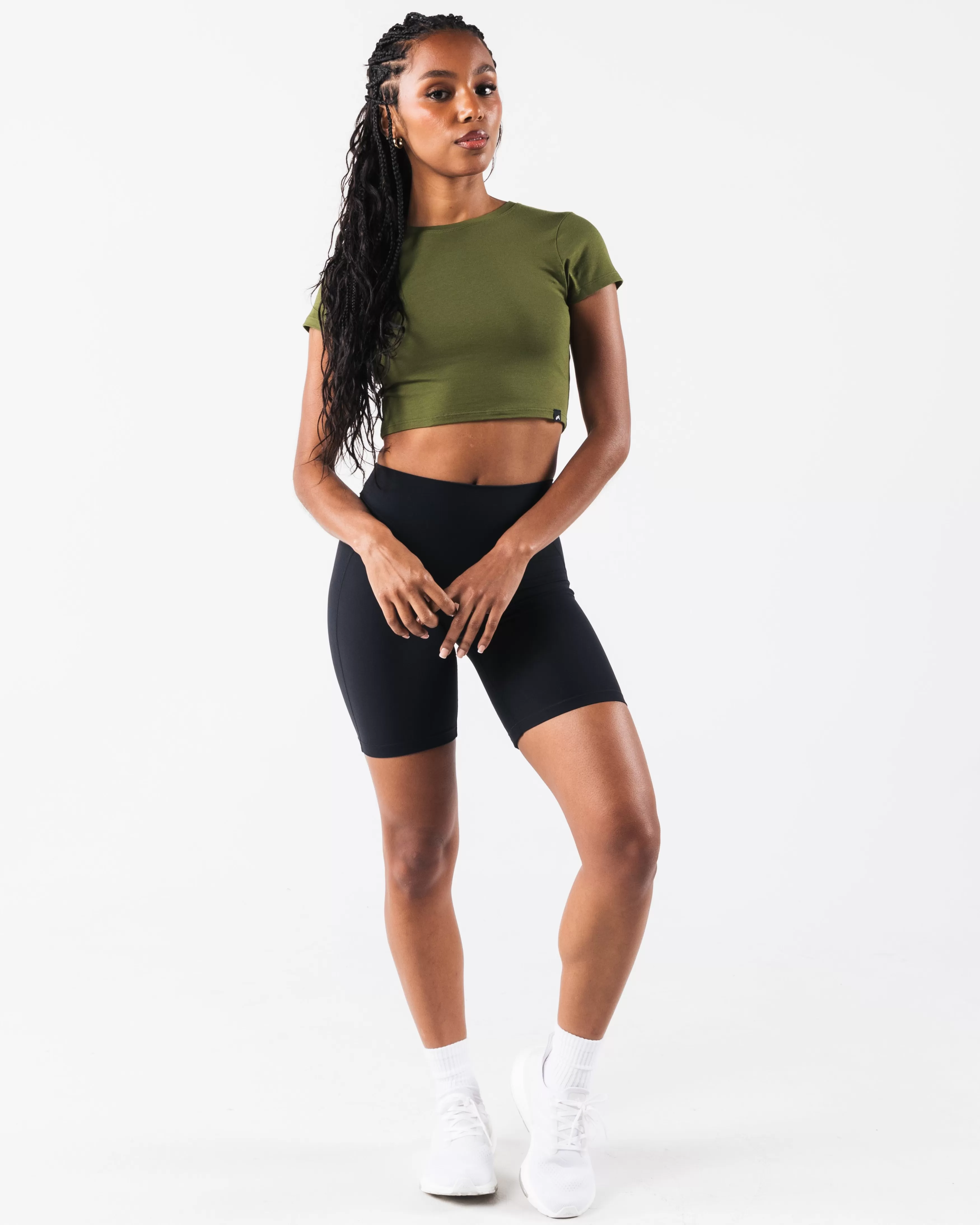 Women Alphalete Athletics T-shirts & Crops>OT Crop Tee