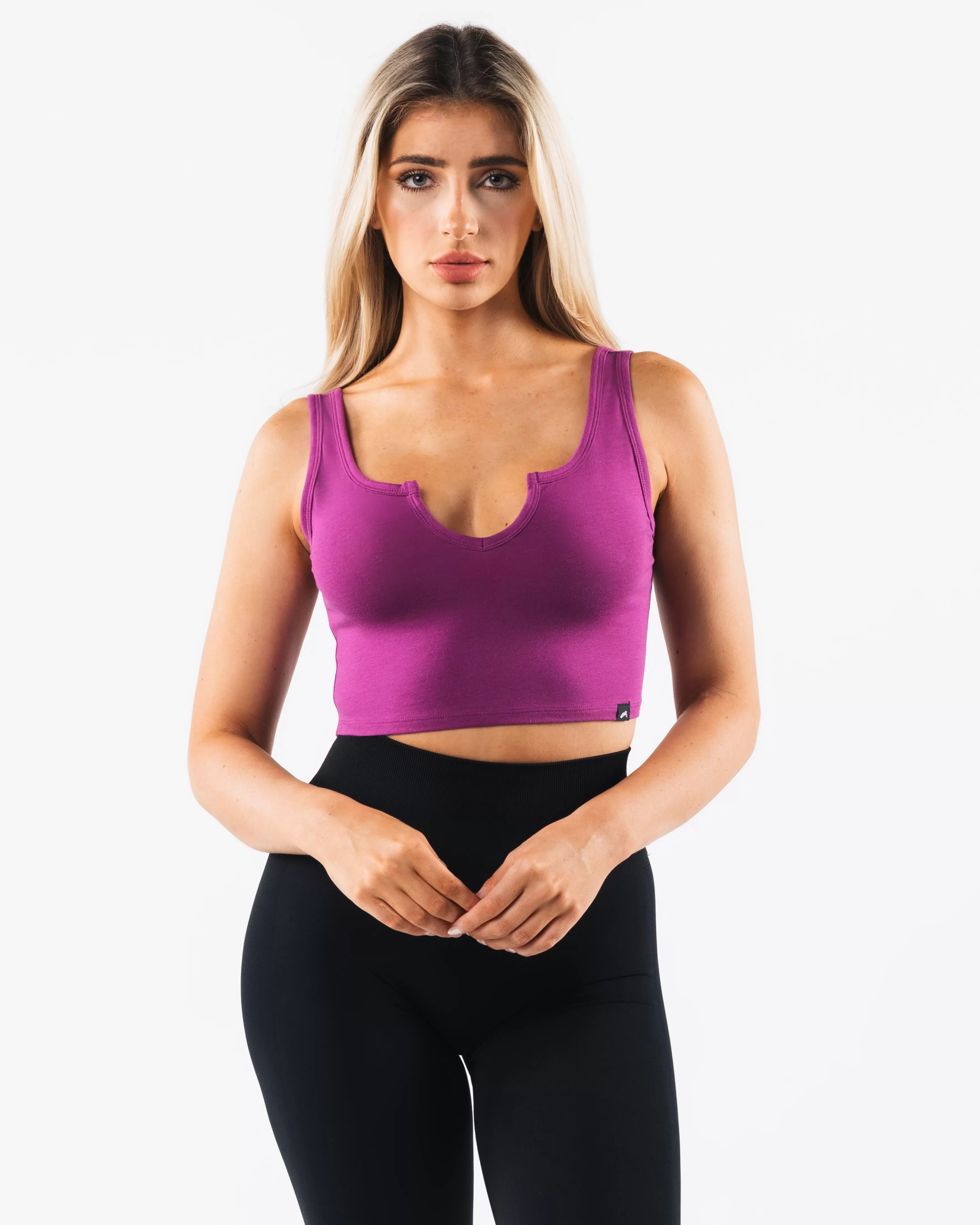 Women Alphalete Athletics Tank Tops>OT Slit Tank