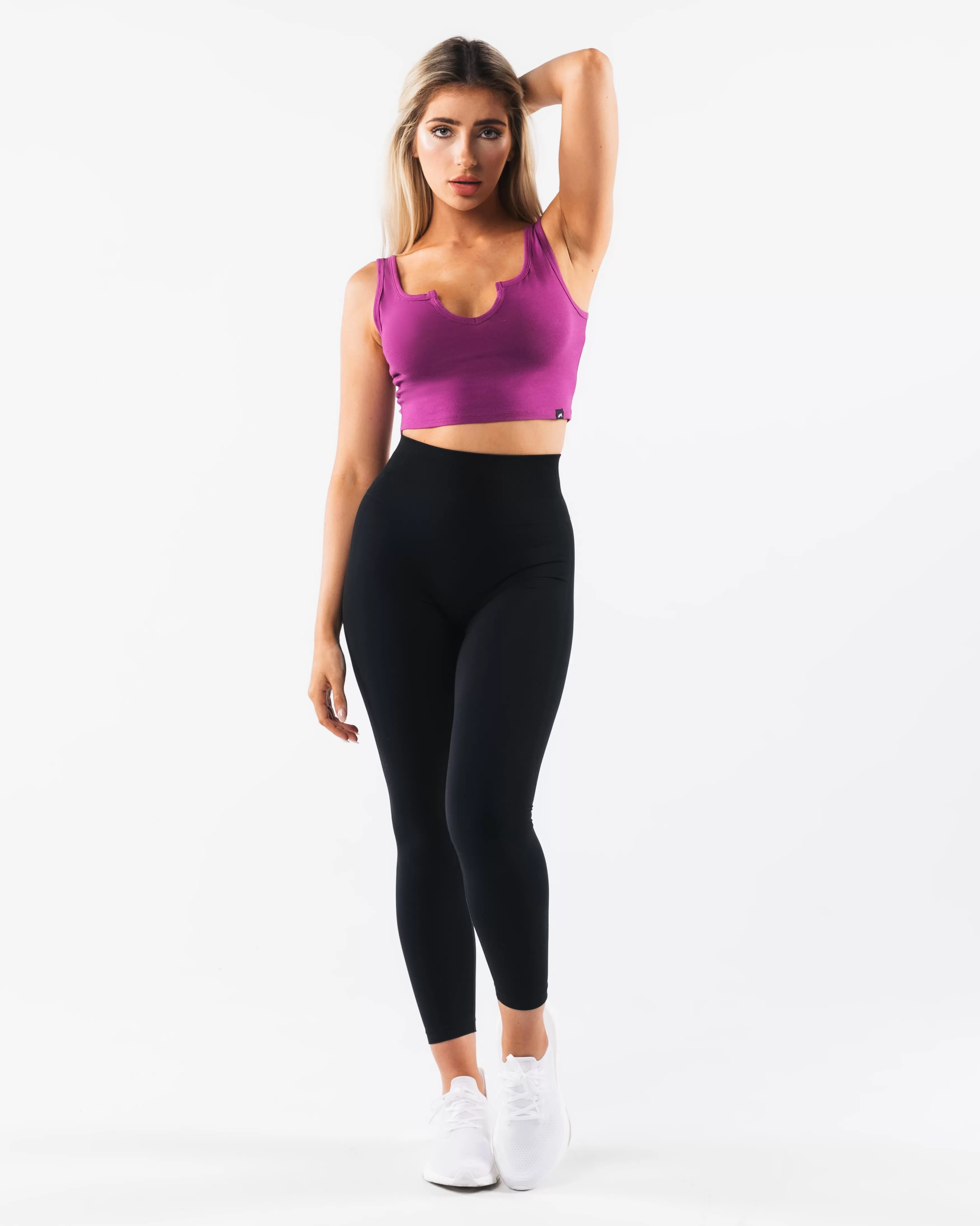 Women Alphalete Athletics Tank Tops>OT Slit Tank