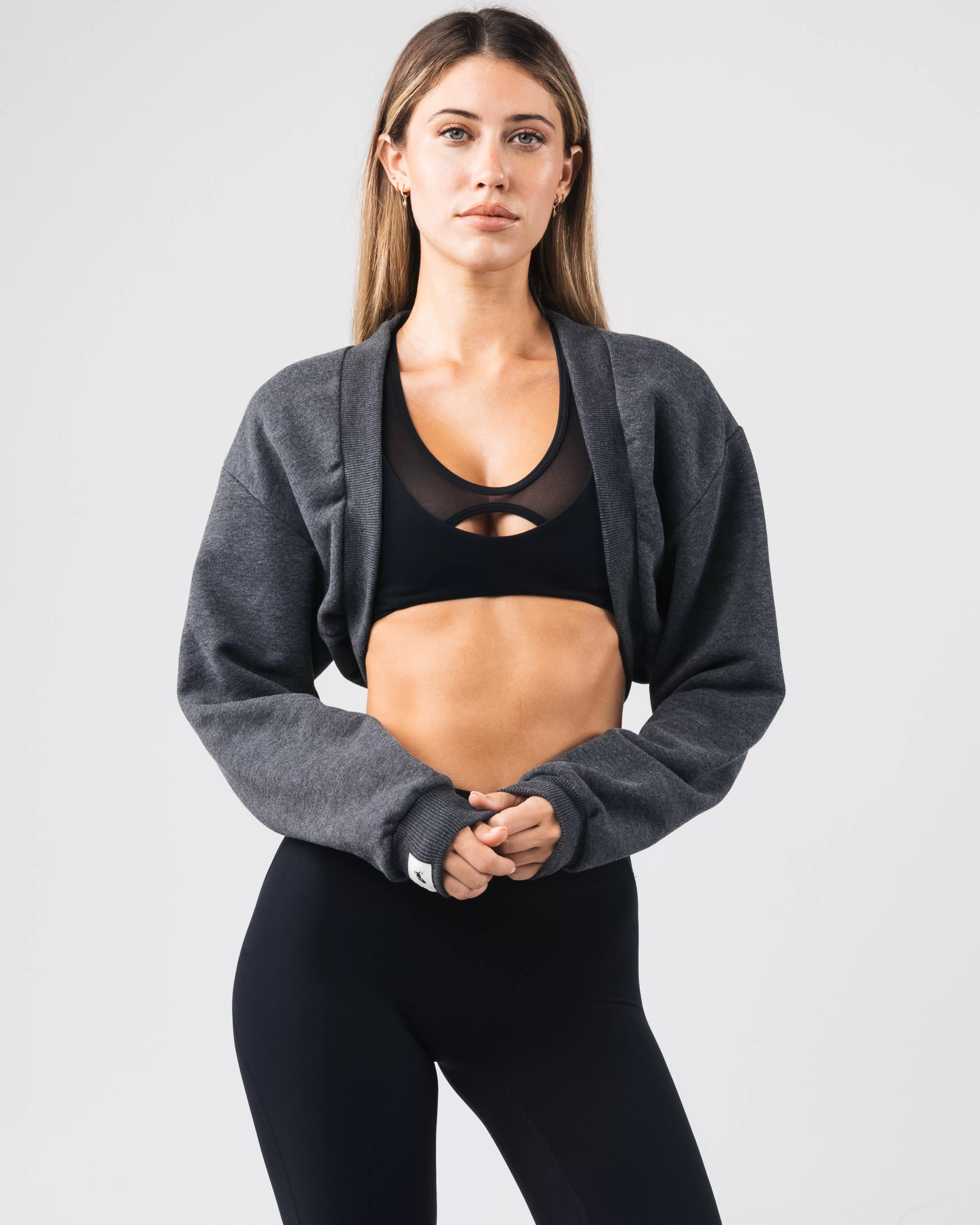 Women Alphalete Athletics Hoodies & Sweatshirts>Overlay Shrug