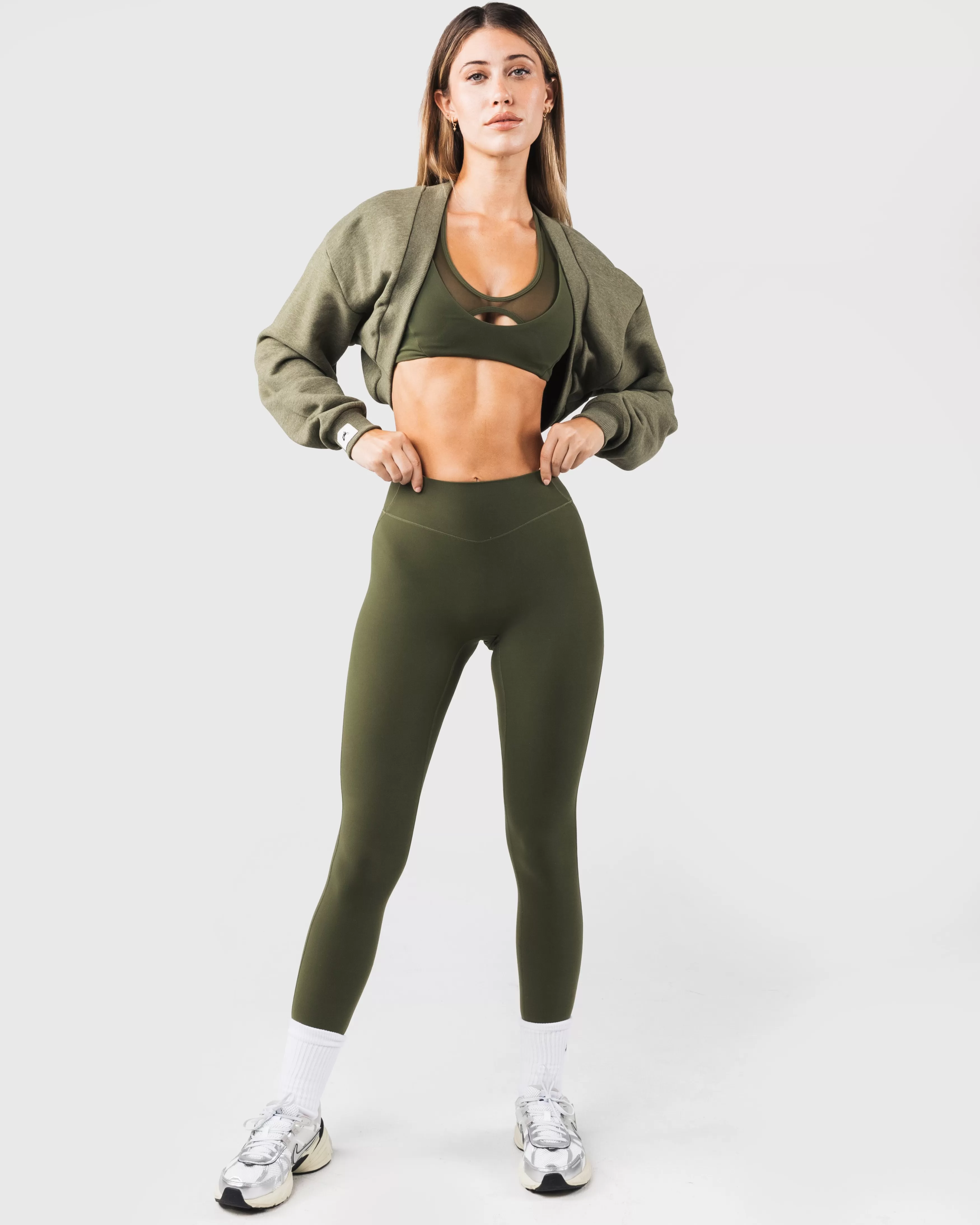 Women Alphalete Athletics Hoodies & Sweatshirts>Overlay Shrug