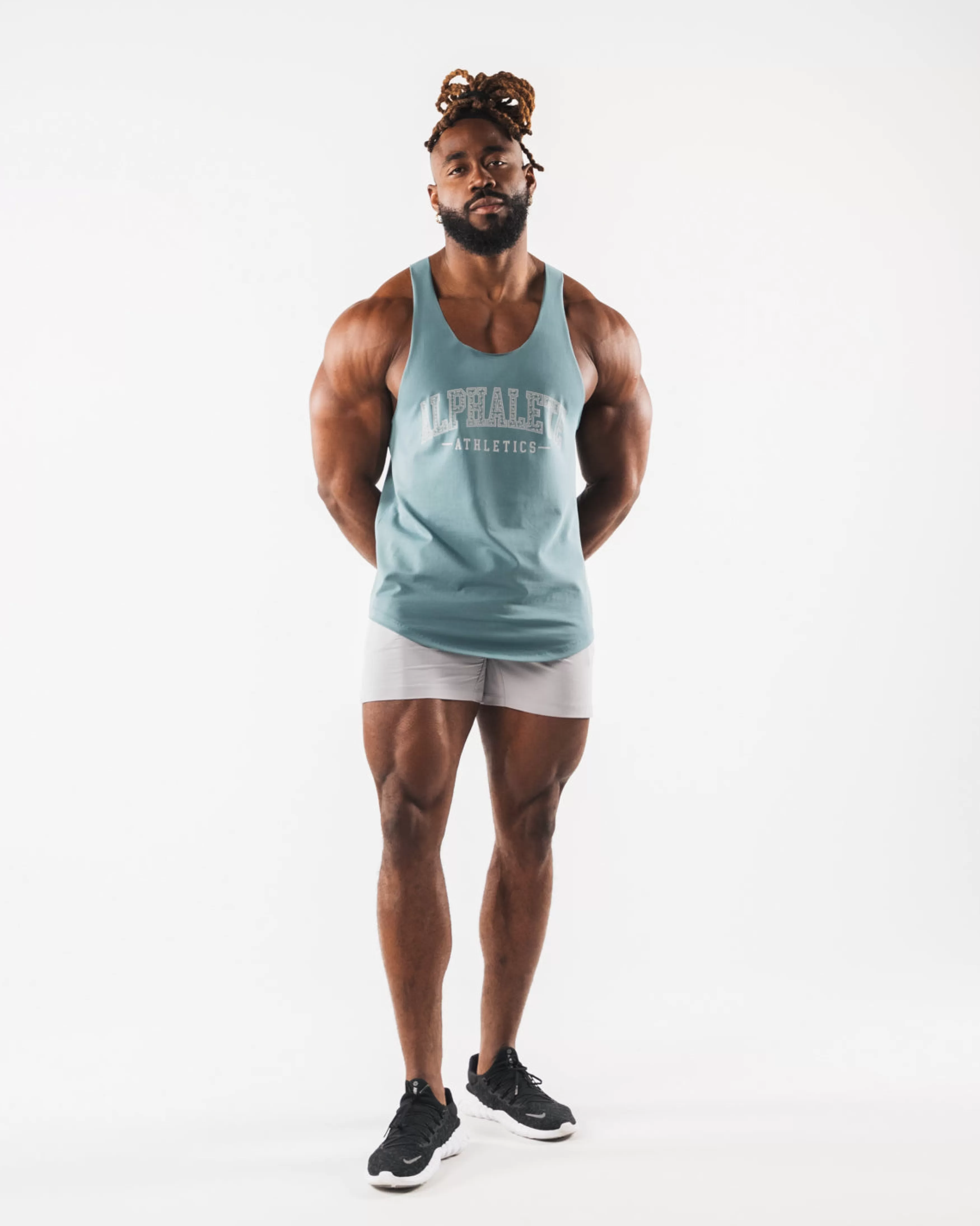 Alphalete Athletics Tanks & Stringers>Paisley Print Raw Cut Tank