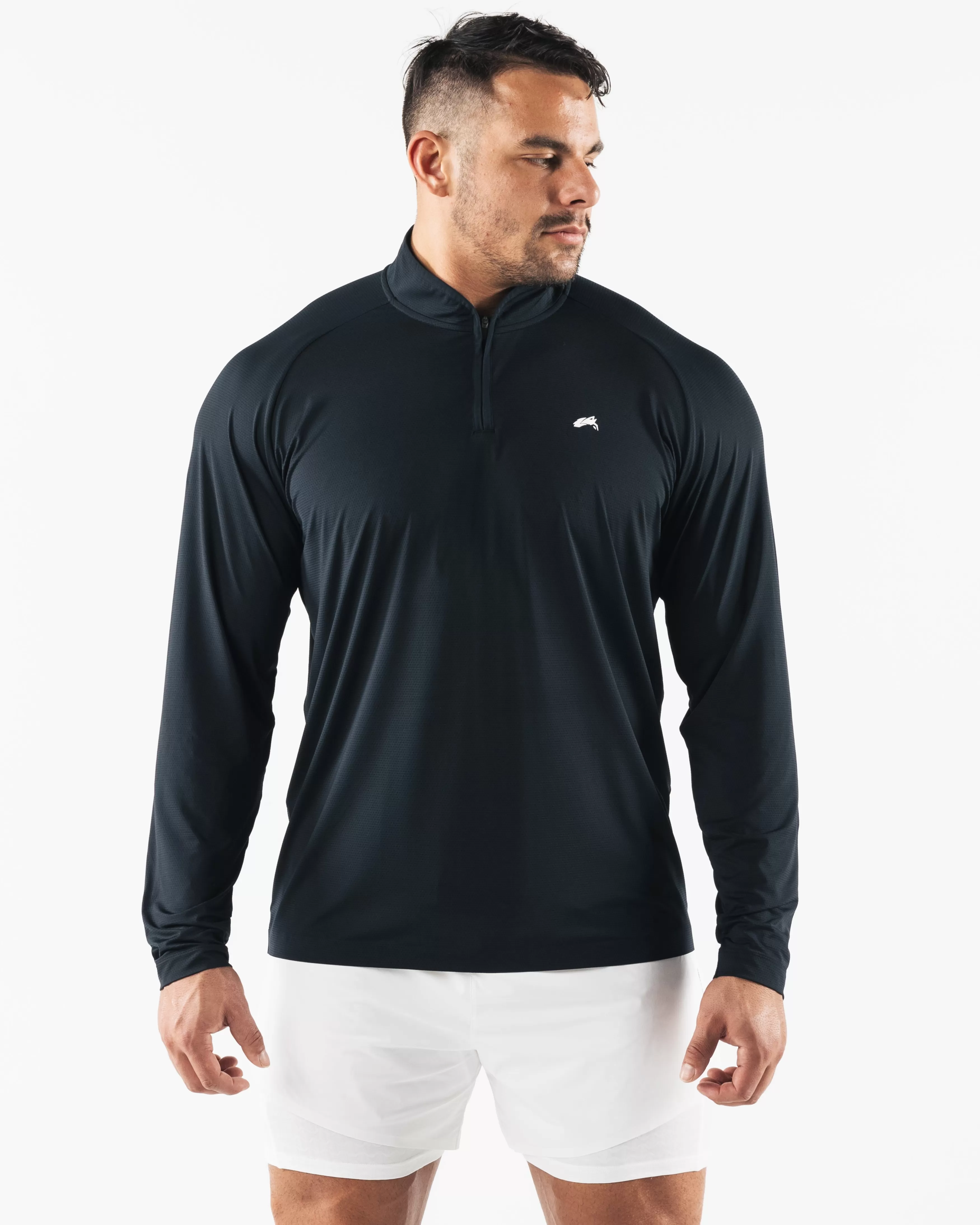 Alphalete Athletics T-shirts | Long Sleeve Shirts>Racer Quarter Zip