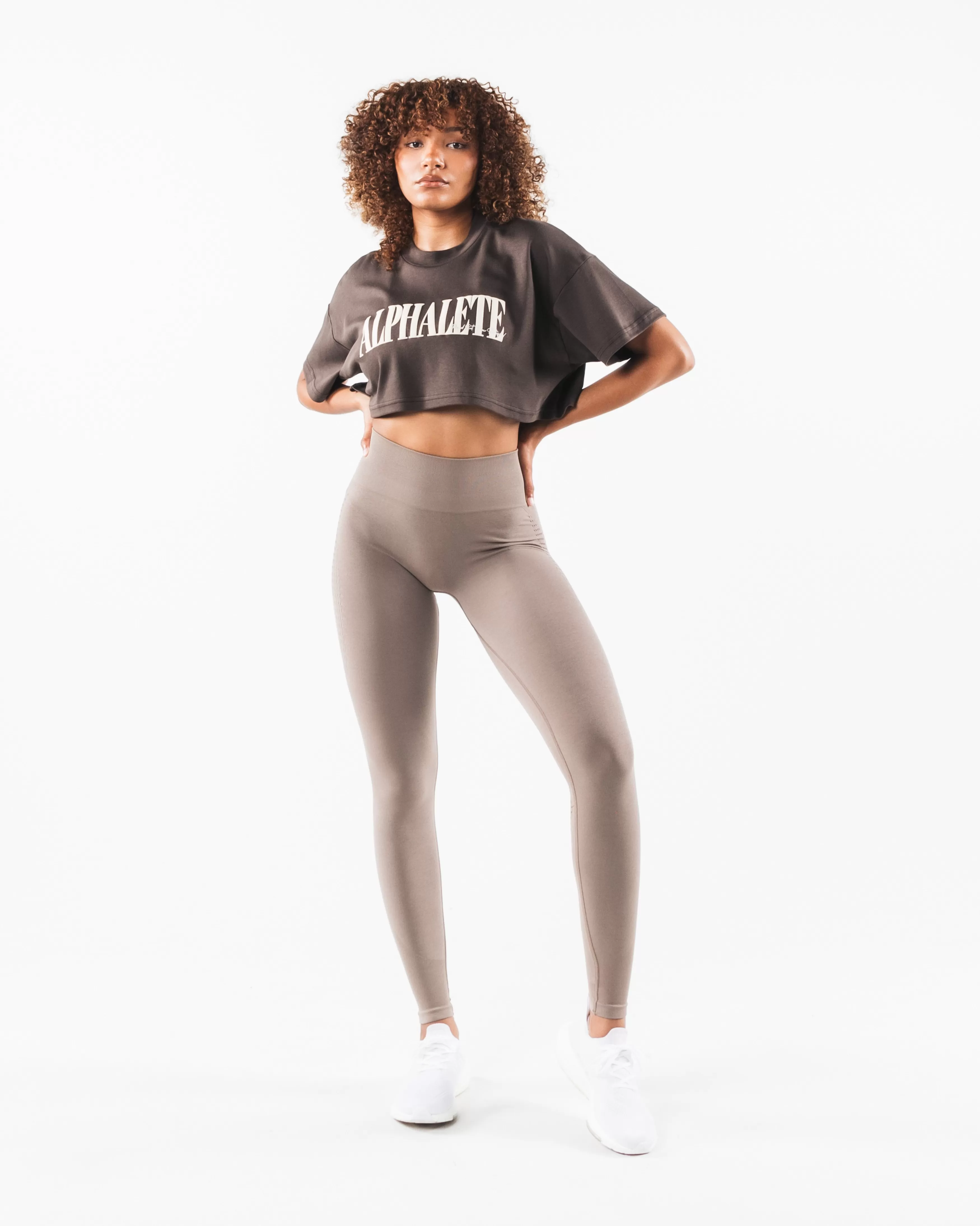 Women Alphalete Athletics T-shirts & Crops>Republic Crop Tee