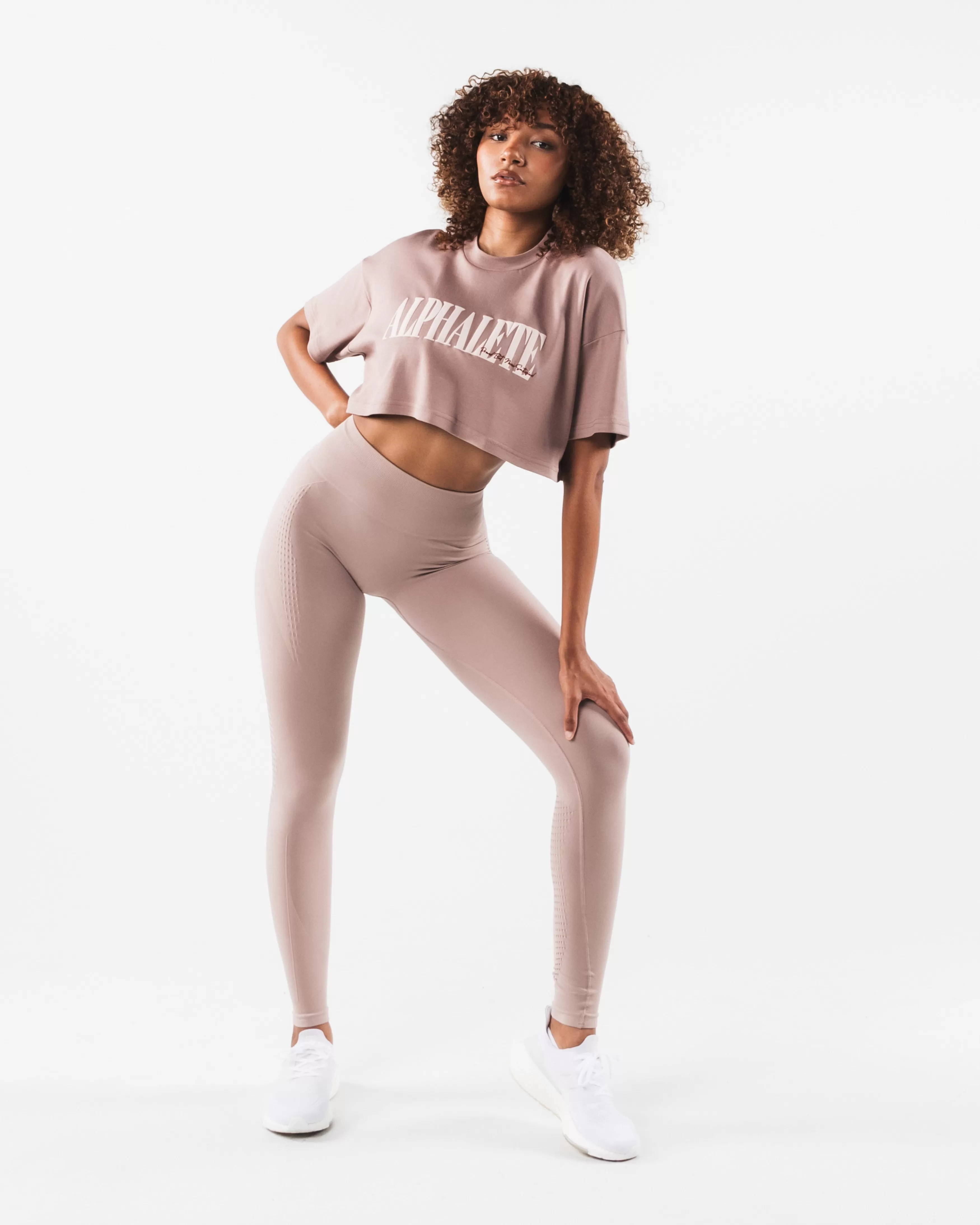 Women Alphalete Athletics T-shirts & Crops>Republic Crop Tee