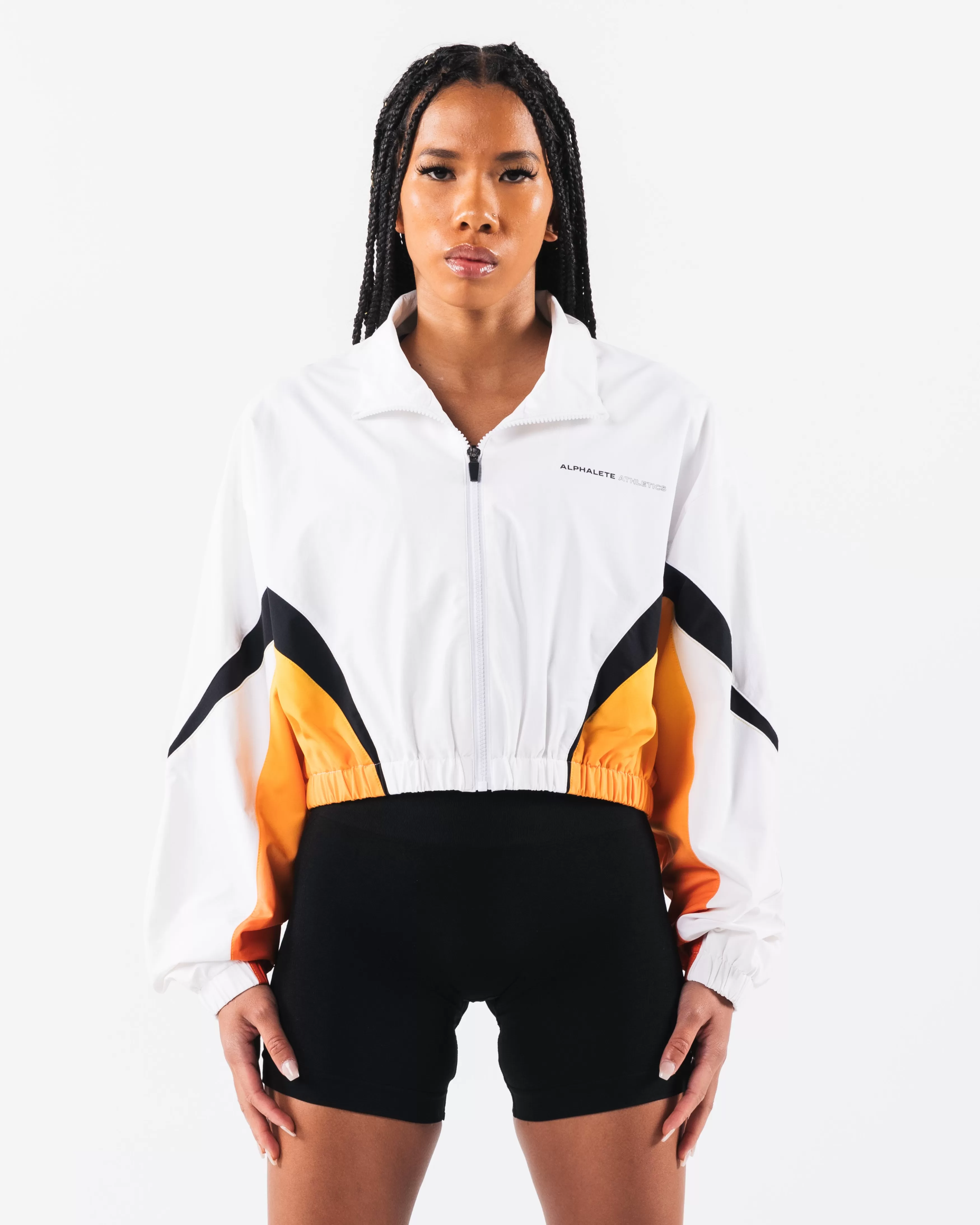 Women Alphalete Athletics Hoodies & Sweatshirts>Retro Crop Jacket