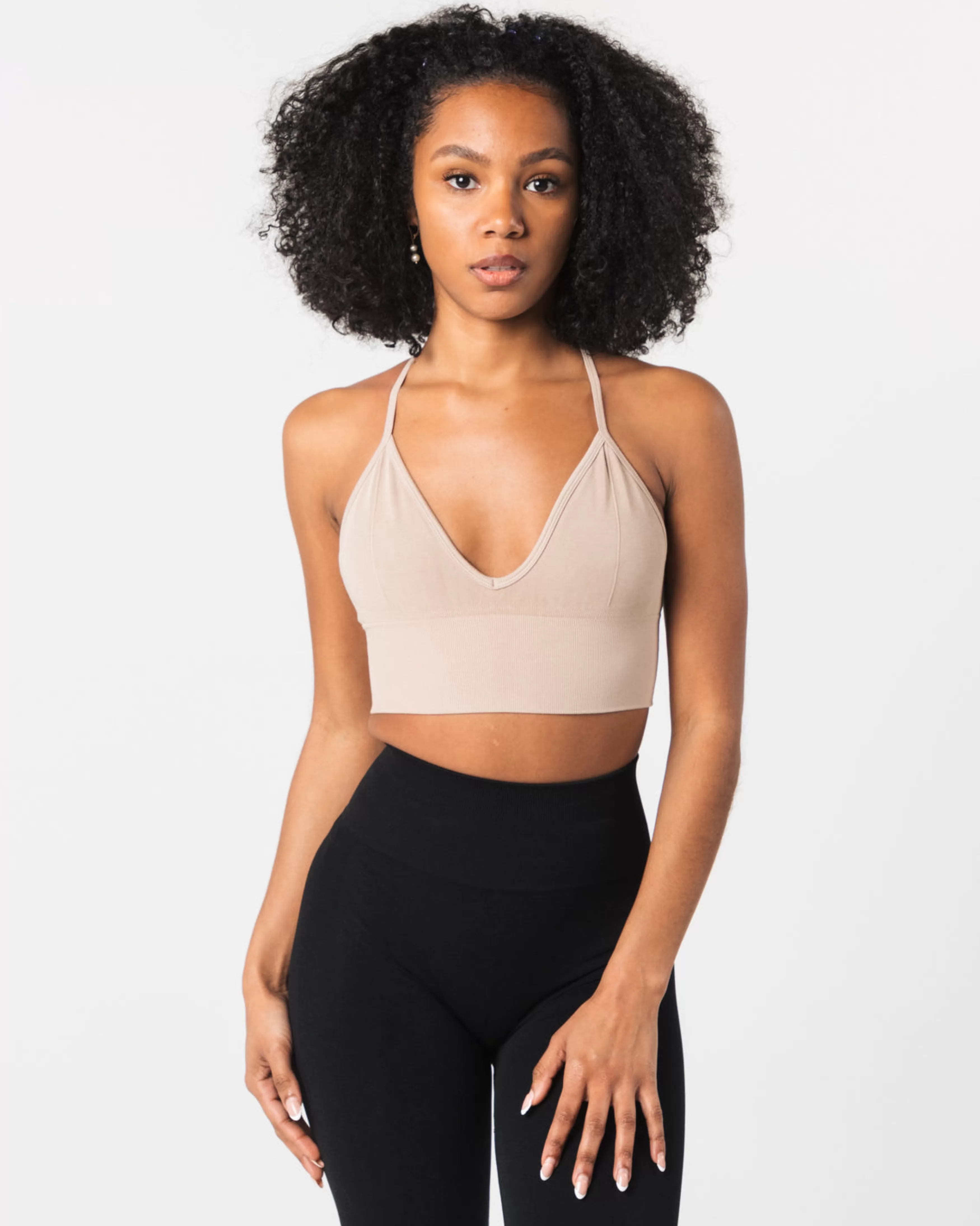 Women Alphalete Athletics Bras>Seamless Ribbed Bra