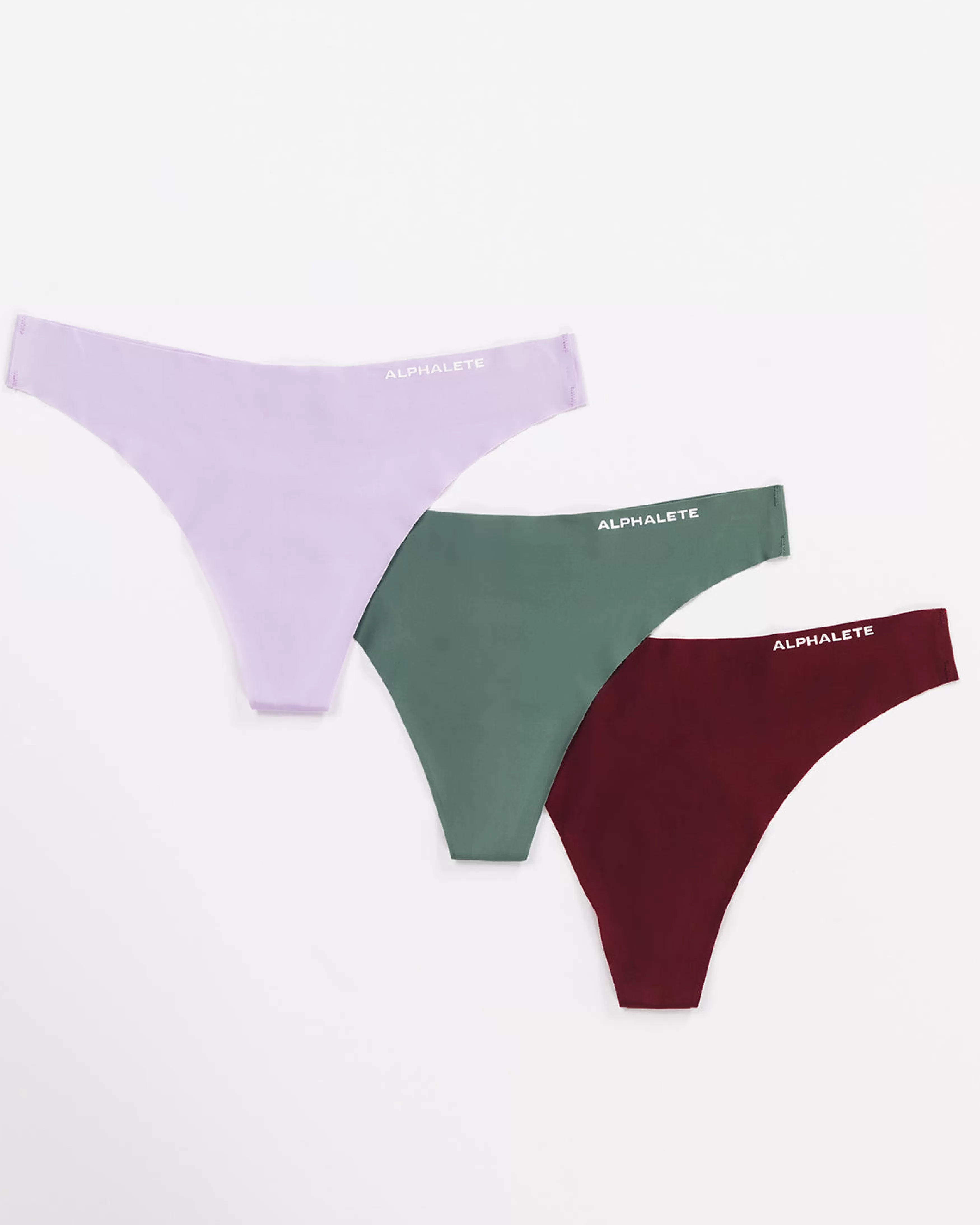 Women Alphalete Athletics Underwear>Seamless Thong 3pk