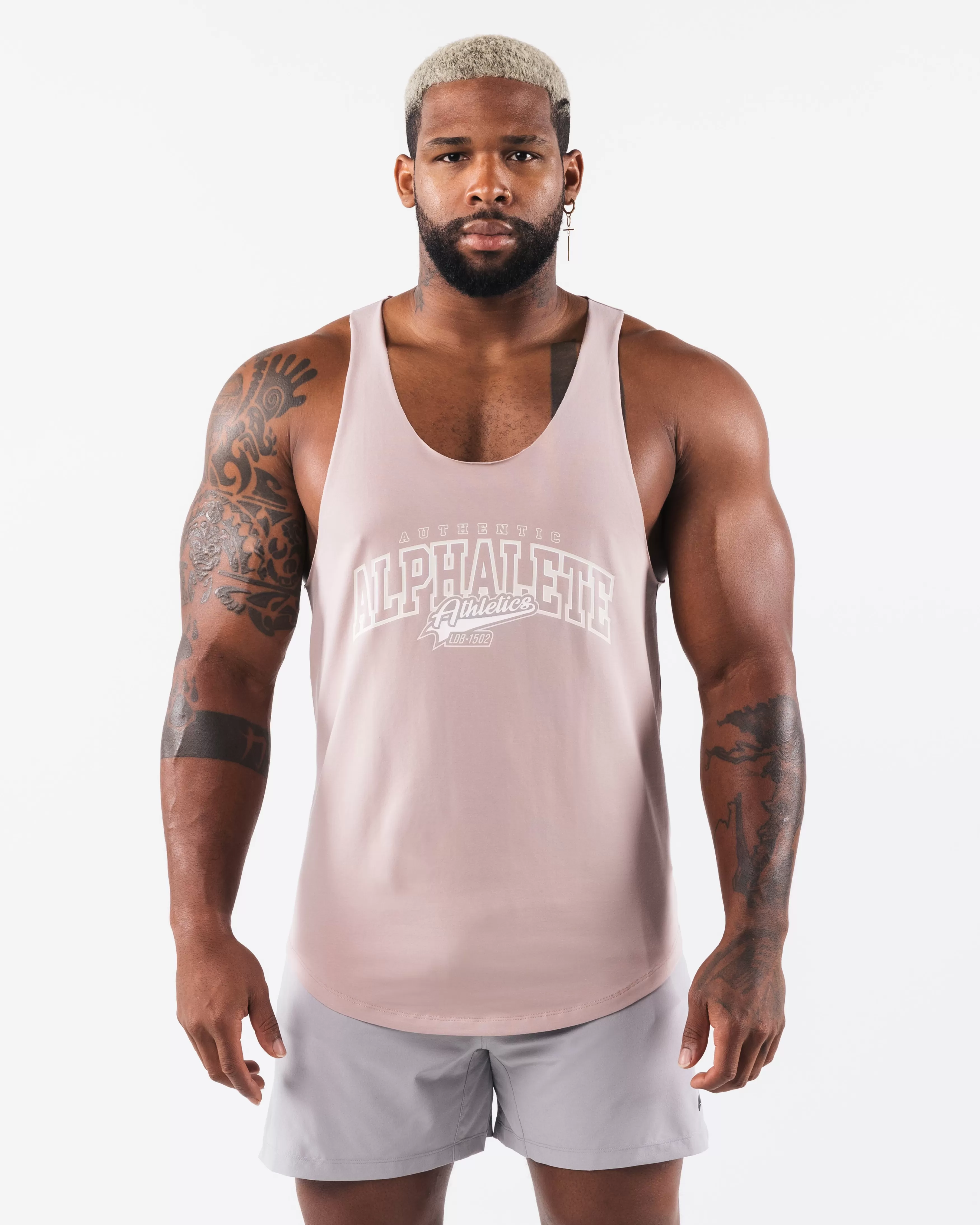 Alphalete Athletics Tanks & Stringers>Stadium Raw Cut Tank