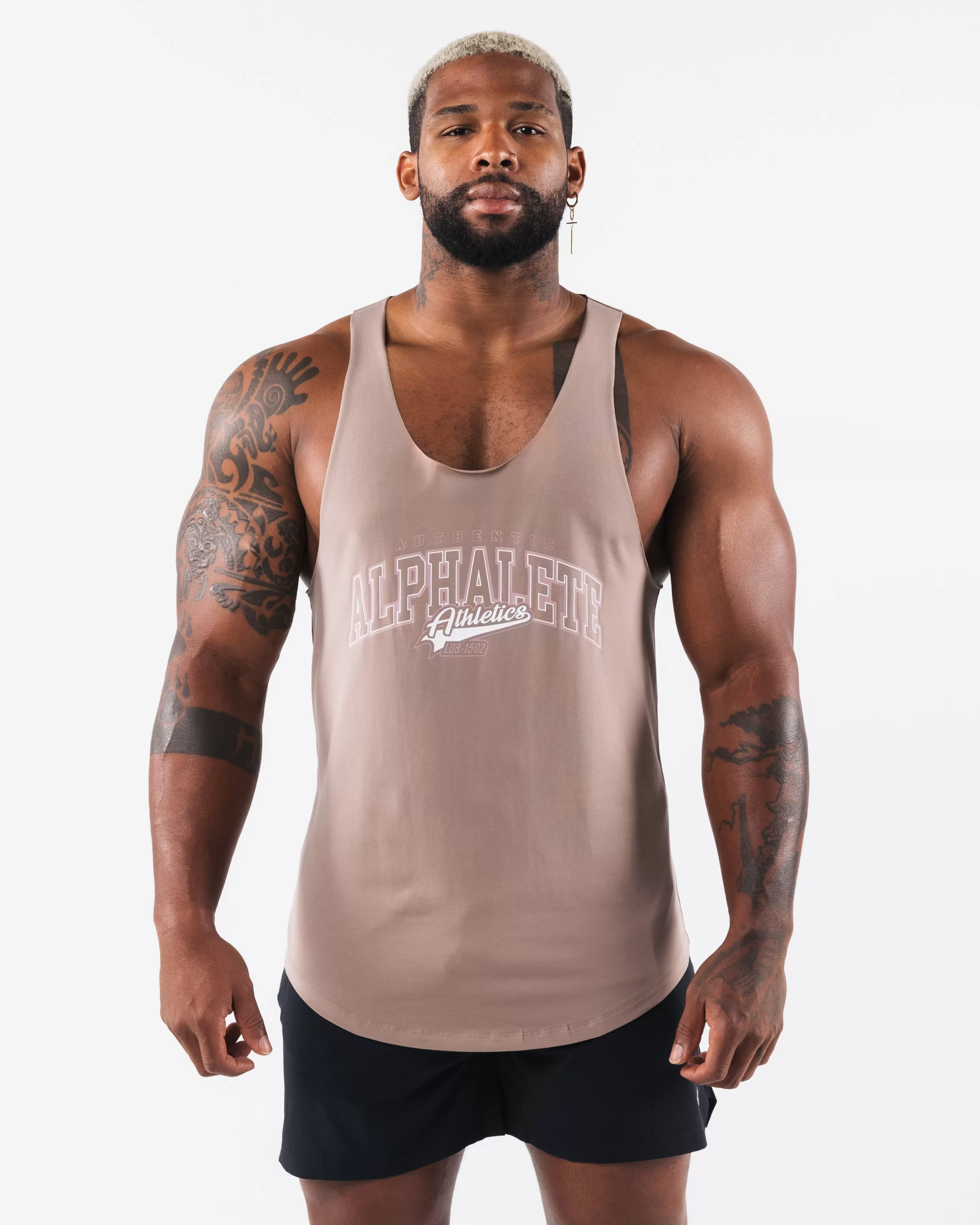 Alphalete Athletics Tanks & Stringers>Stadium Raw Cut Tank