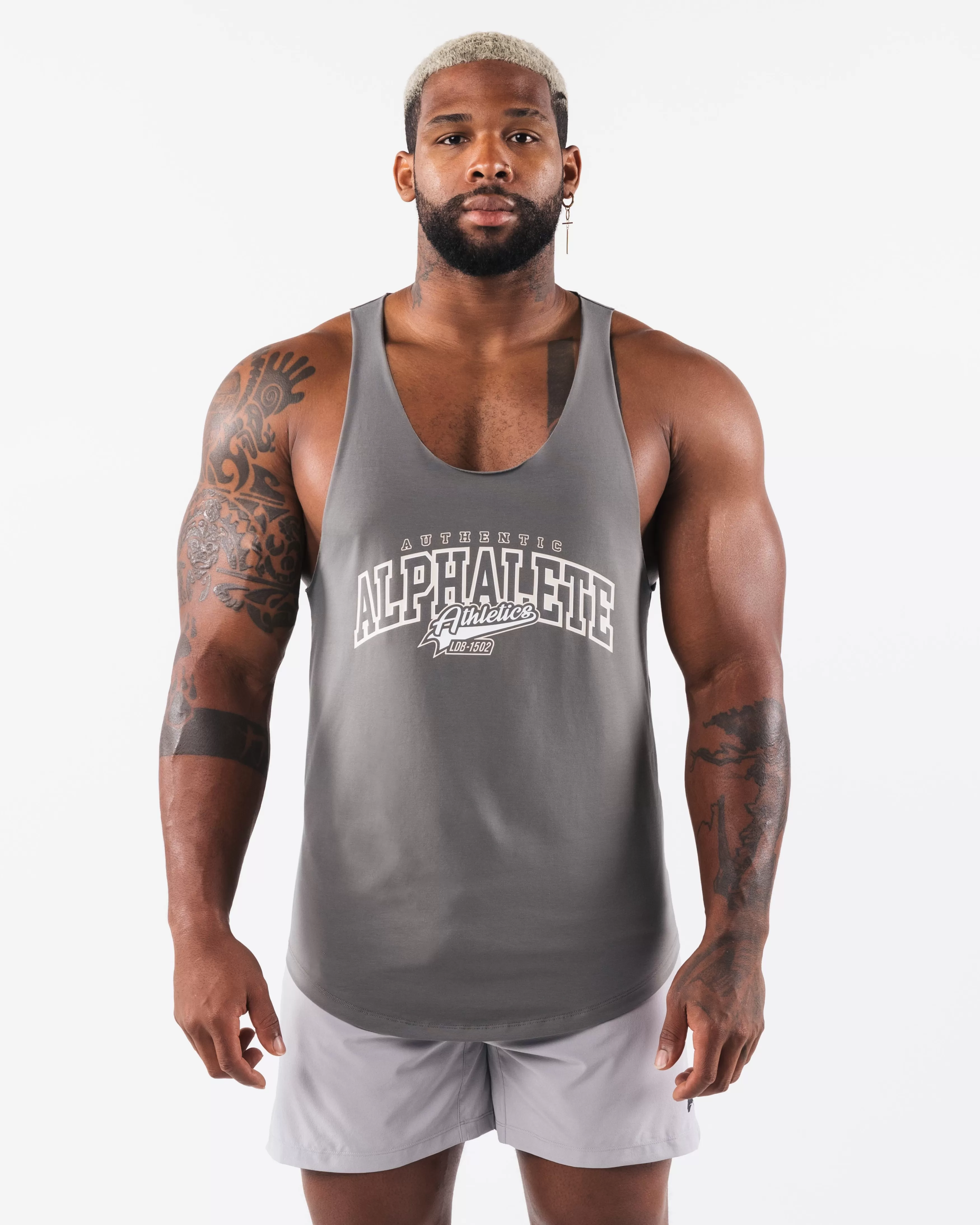 Alphalete Athletics Tanks & Stringers>Stadium Raw Cut Tank