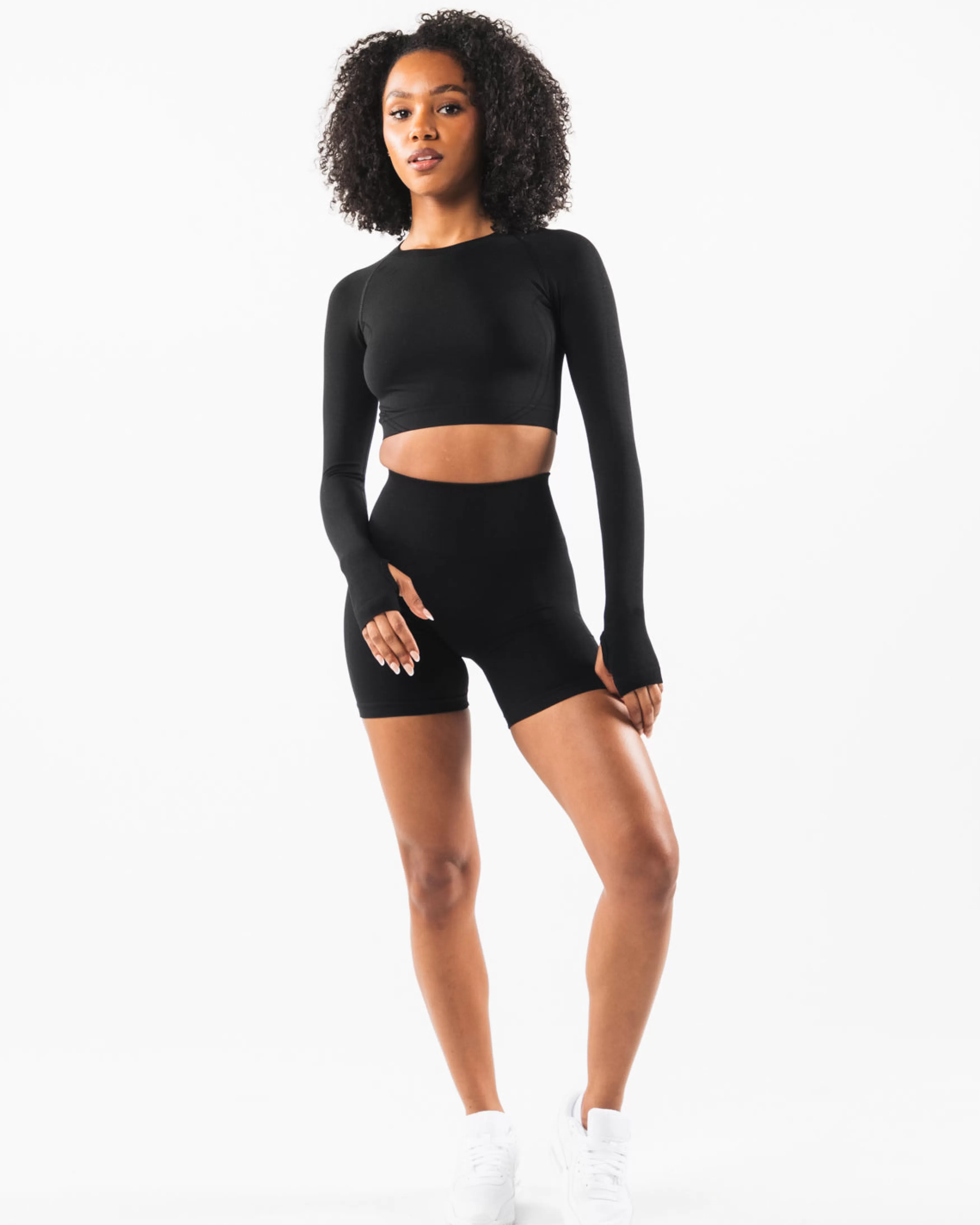 Women Alphalete Athletics T-shirts & Crops>Stratus LS Crop