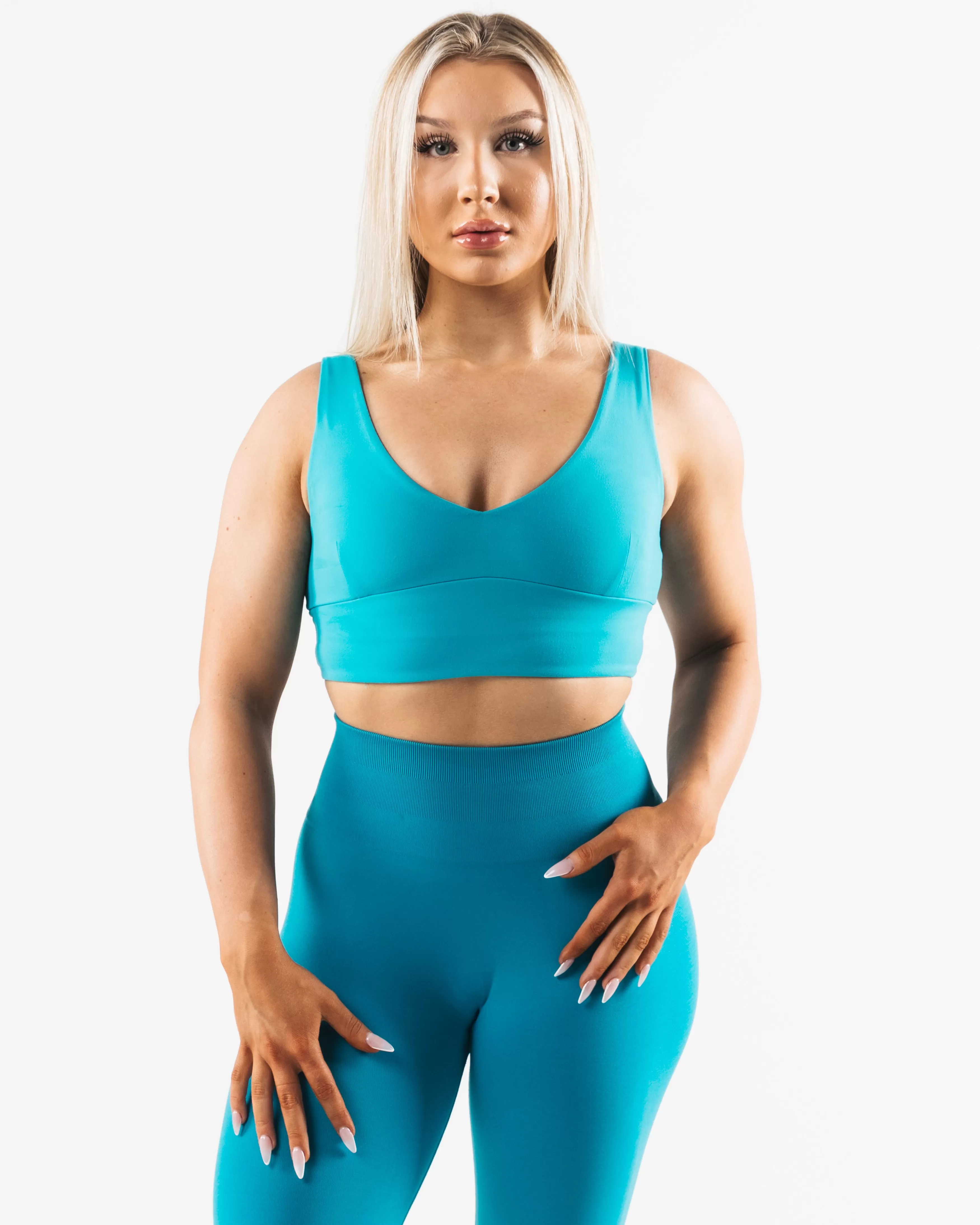 Women Alphalete Athletics Bras>Tenacity Celeste Bra A/B Cup