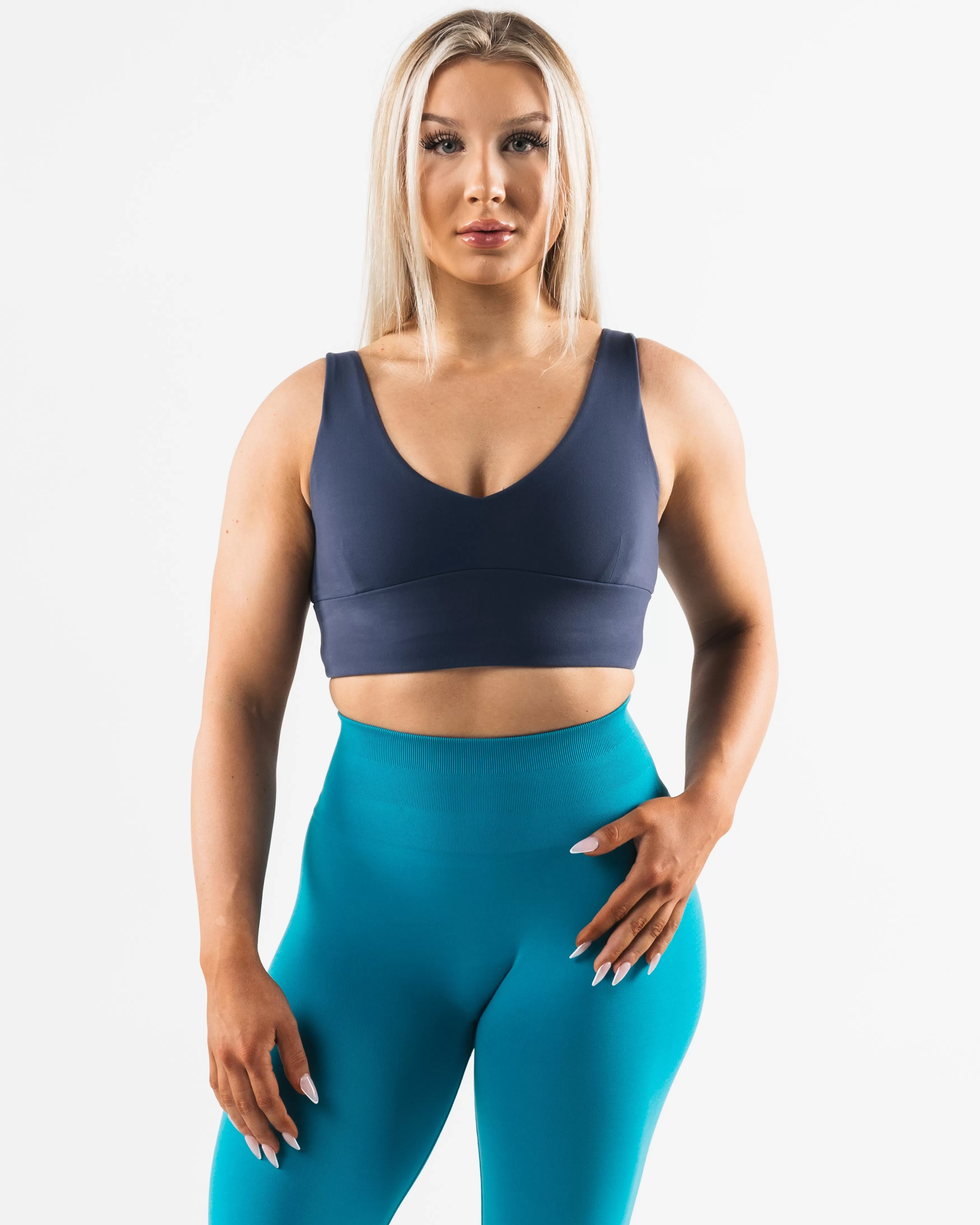 Women Alphalete Athletics Bras>Tenacity Celeste Bra A/B Cup