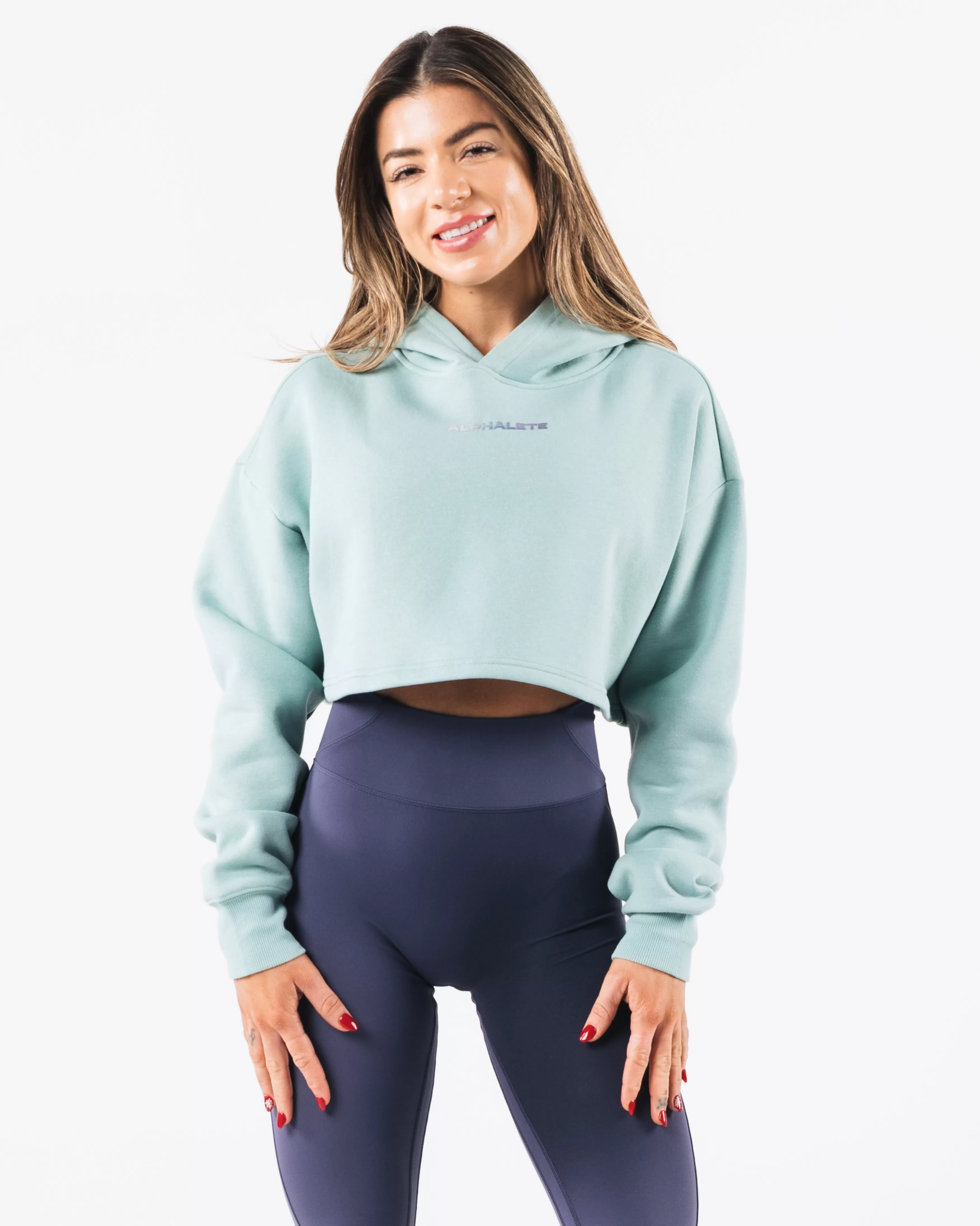 Women Alphalete Athletics Hoodies & Sweatshirts>Trilogy Crop Hoodie