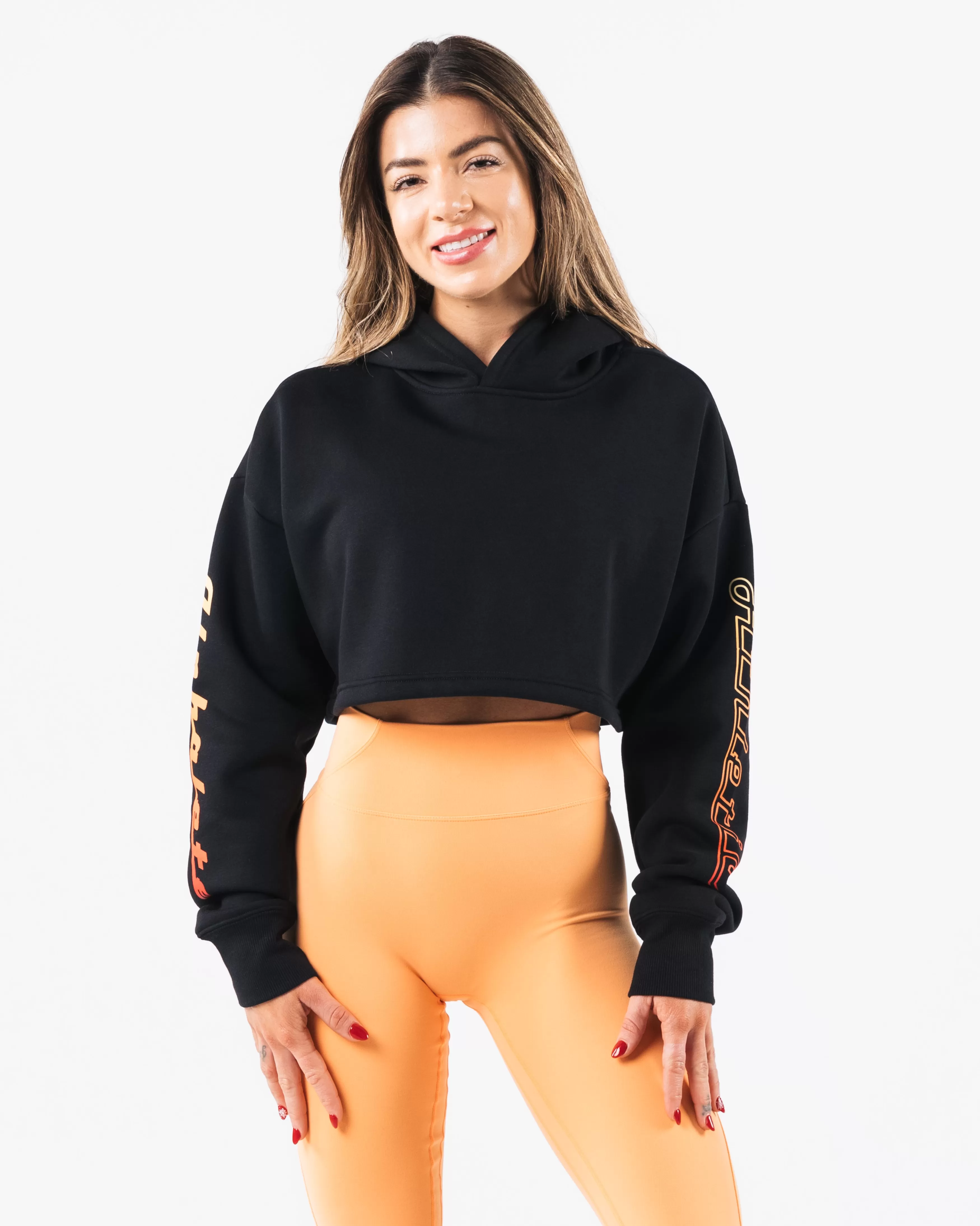 Women Alphalete Athletics Hoodies & Sweatshirts>Trilogy Crop Hoodie