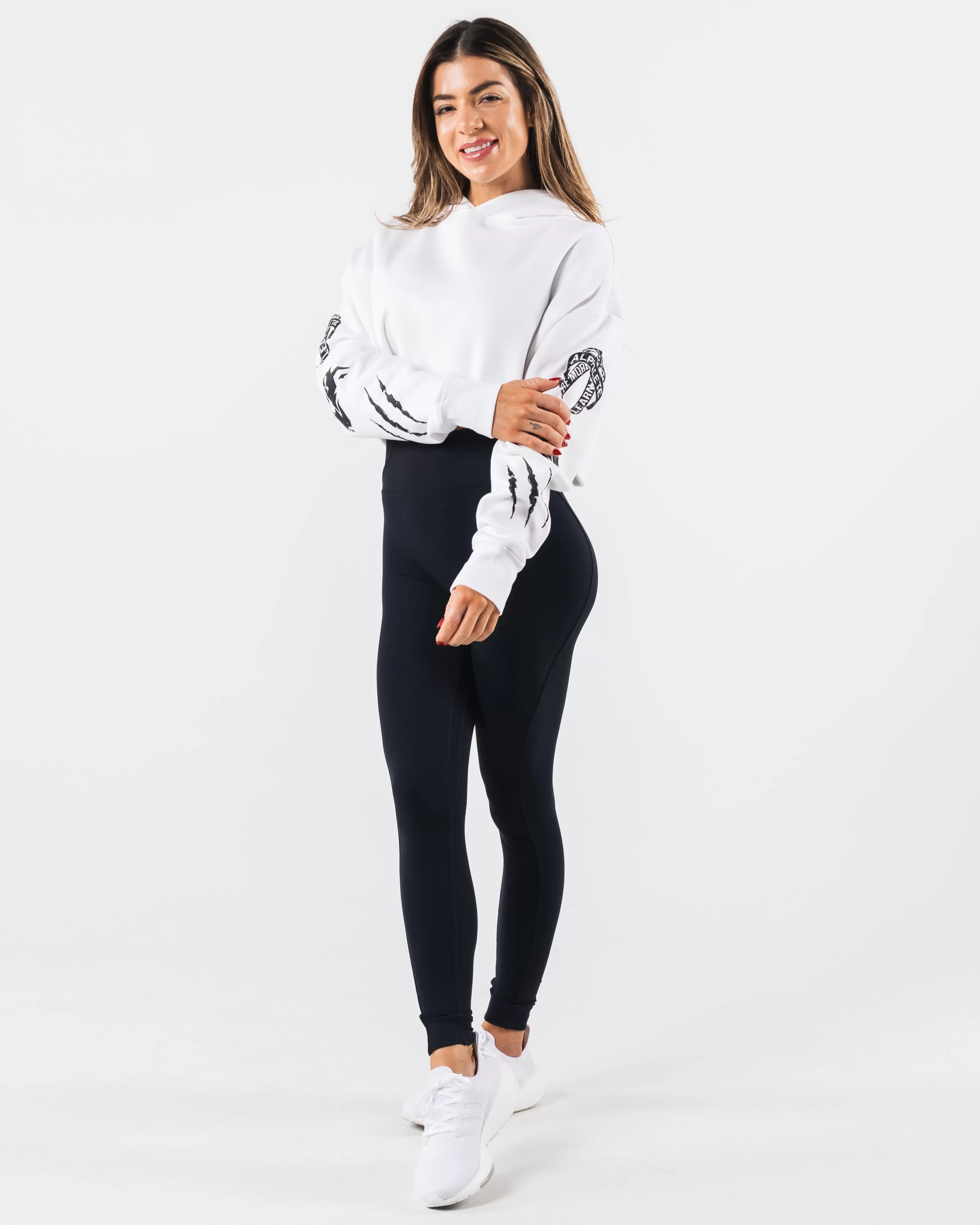 Women Alphalete Athletics Hoodies & Sweatshirts>Trilogy Crop Hoodie