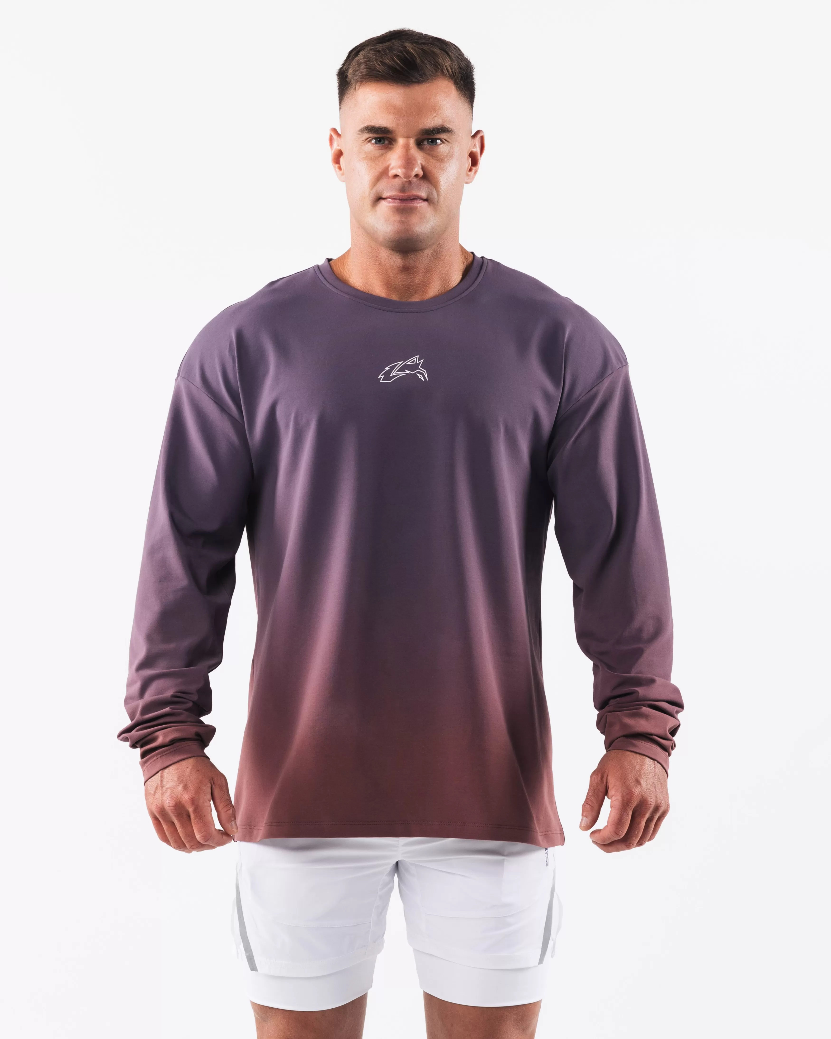 Alphalete Athletics Long Sleeve Shirts>Wolf Head LS Tee