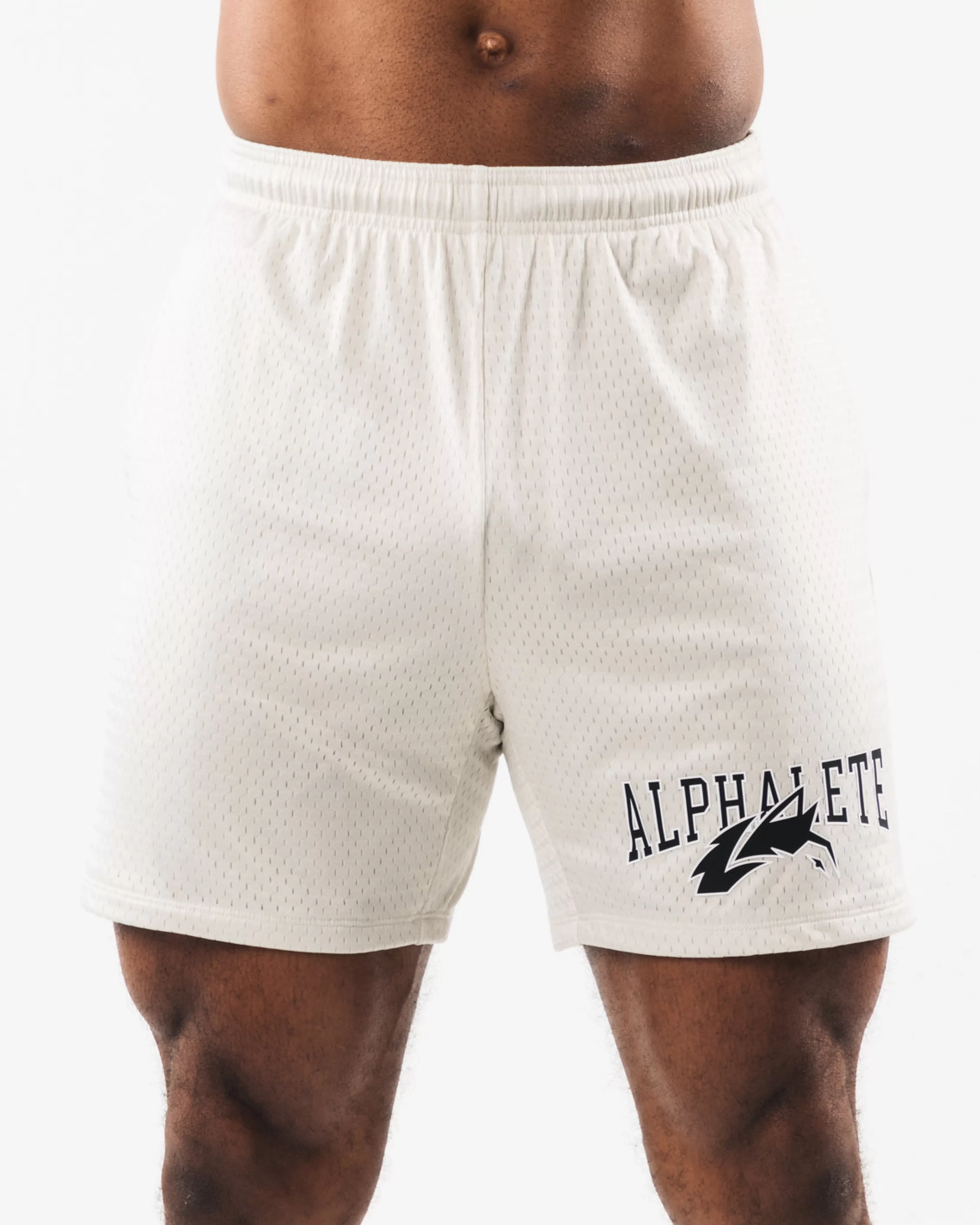 Alphalete Athletics Shorts>Wolf Head Mesh Short 6"